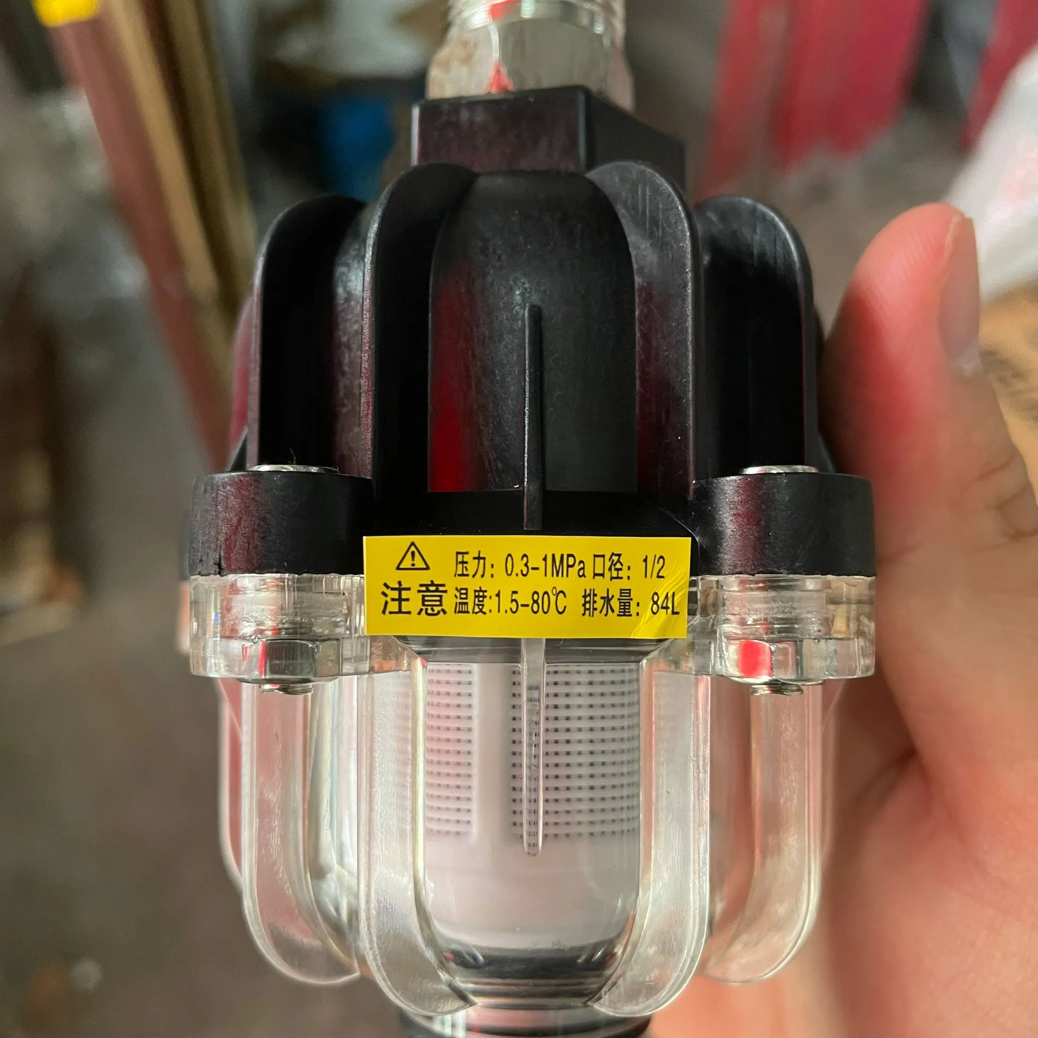 1/2 Tank Auto Drain (Clear Type) | Model : AF-AD-CLEAR
