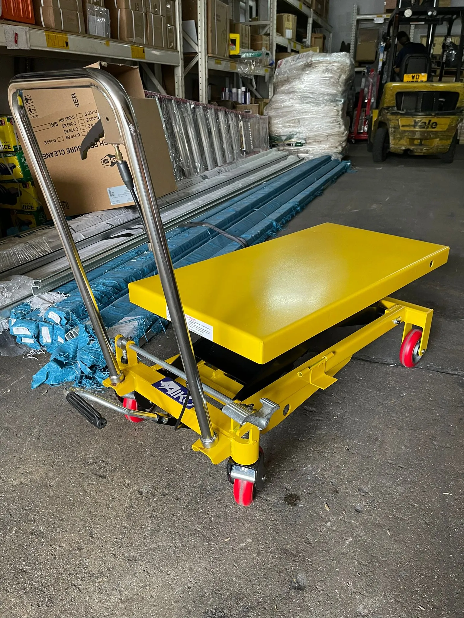 Aiko 1000kg Hydraulic Scissor Table Lift Truck (Height : 1000mm) | Model : PT-WP1000