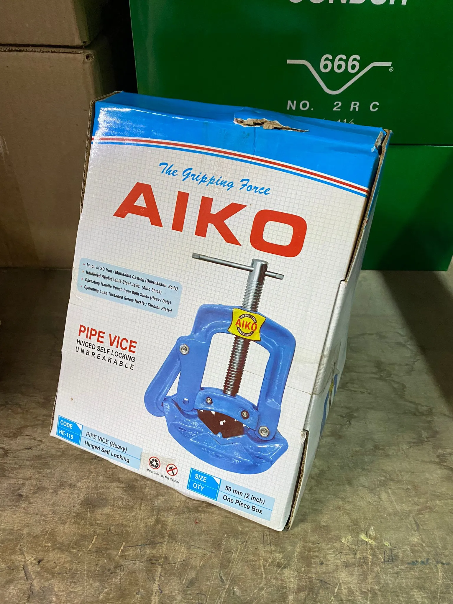 Aiko 2 Conduit Pipe Vise  | Model : VISE-CPB-A