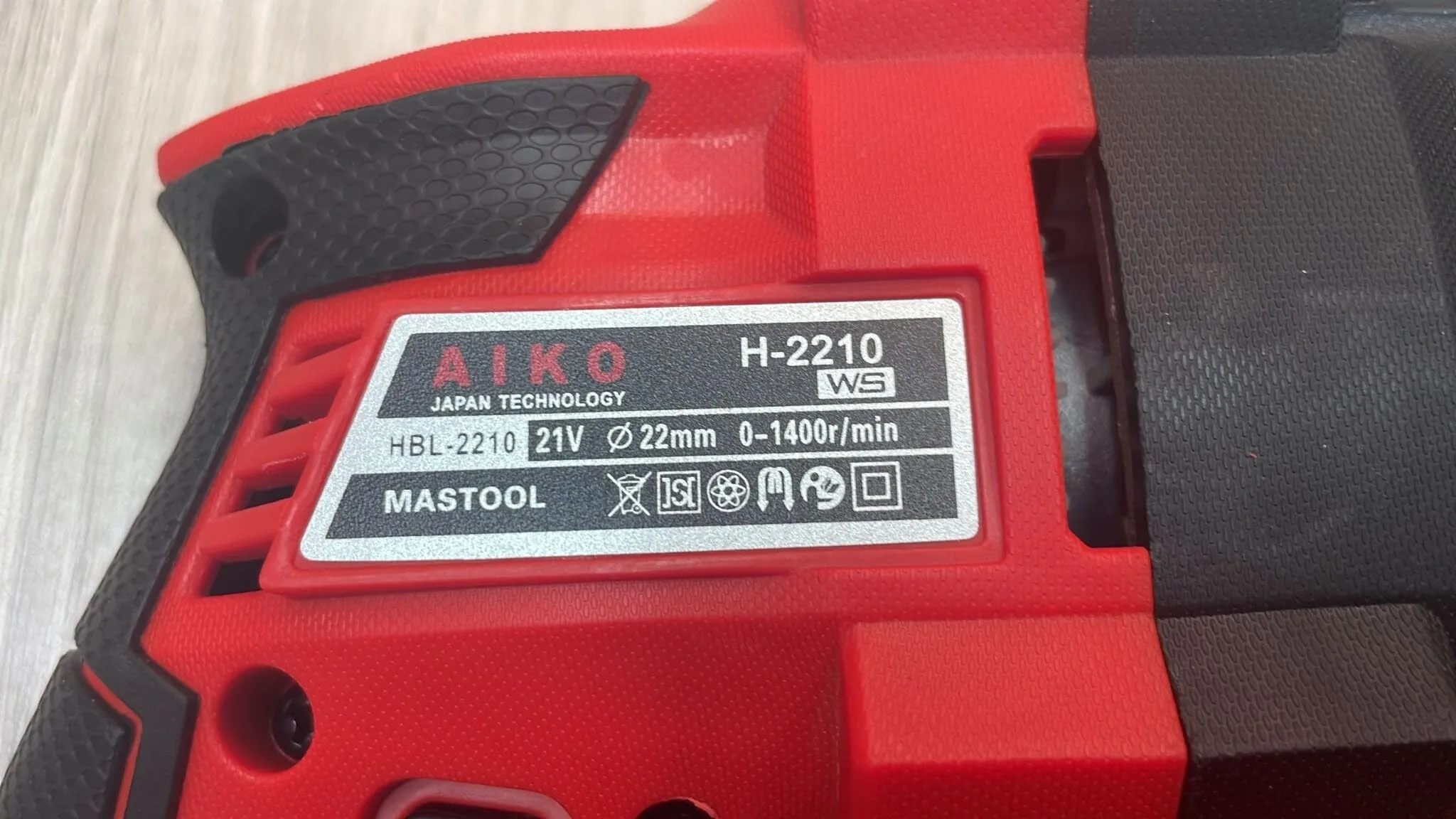 Aiko 21V Brushlaess Cordless Rotary Hammer | MODEL: HBL-2210