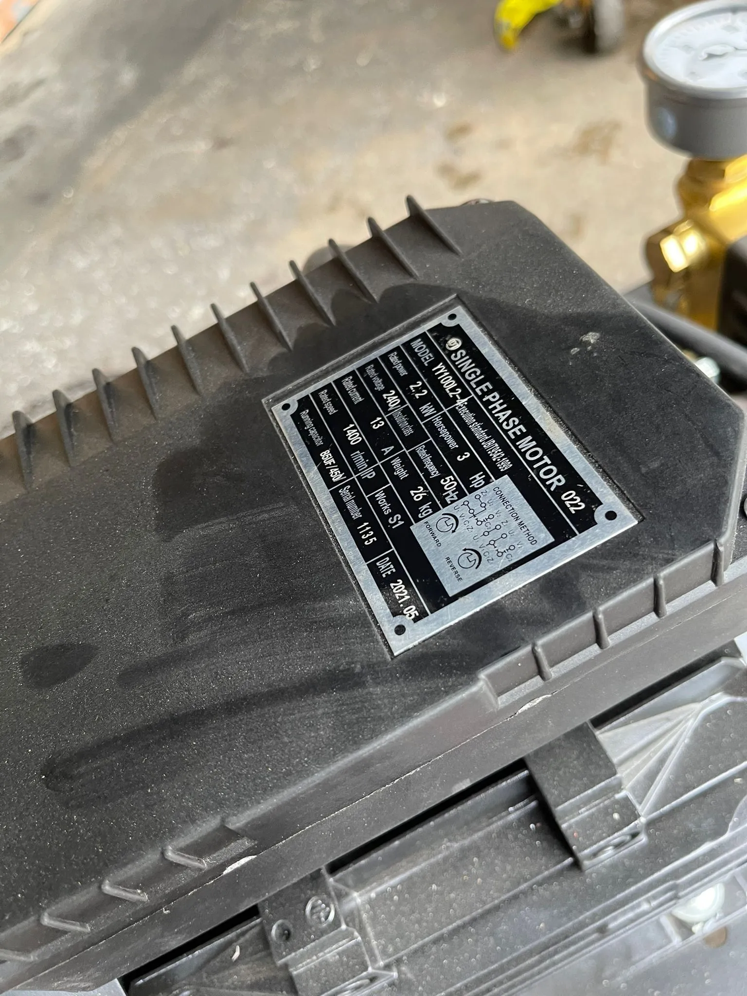Aiko 240V Contractor Frame High Pressure Cleaner Come With 20m Hose| Model : HPW-BNC301-2.2S4