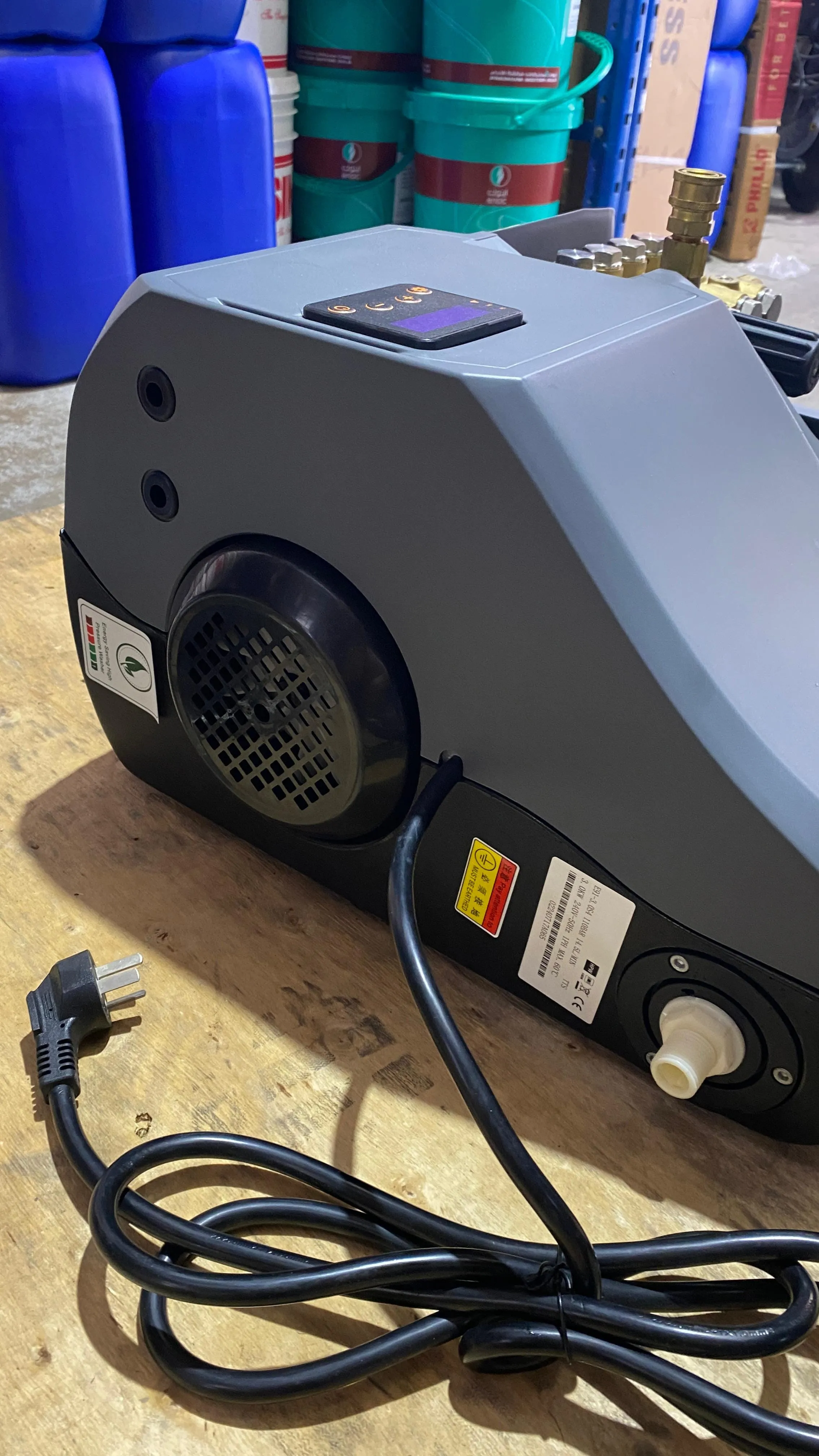 Aiko 240V High Pressure Washer (Wall Mounted) 3.0KW 110BAR C/W 8mm*10m Hose & Short Trigger Gun & Pennant Motor with Smart Control | Model : HPW-E91-3.0S4