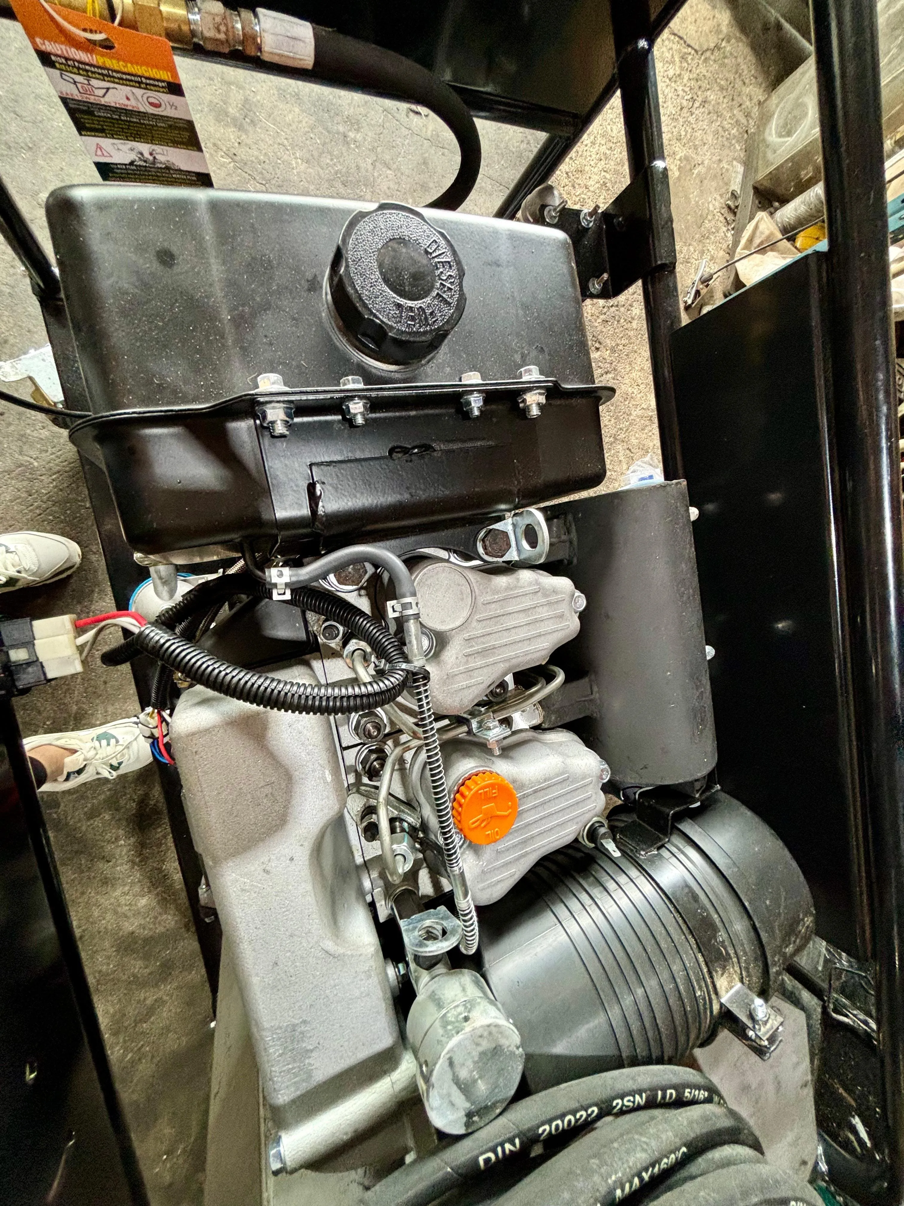 Aiko 345 Bar Diesel Powered High Pressure Washer With Gear Box | Model : HPW-DCF-34/25DRTD