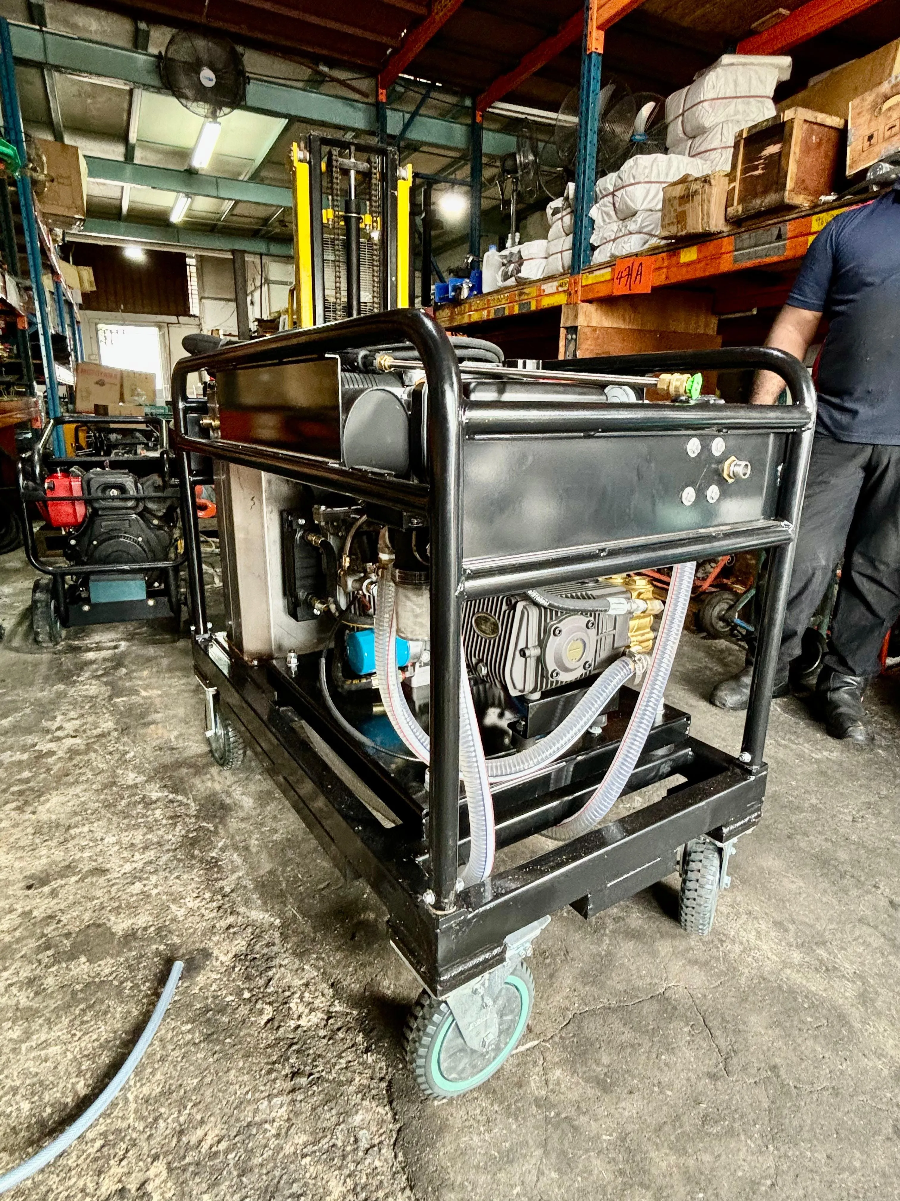 Aiko 345 Bar Diesel Powered High Pressure Washer With Gear Box | Model : HPW-DCF-34/25DRTD