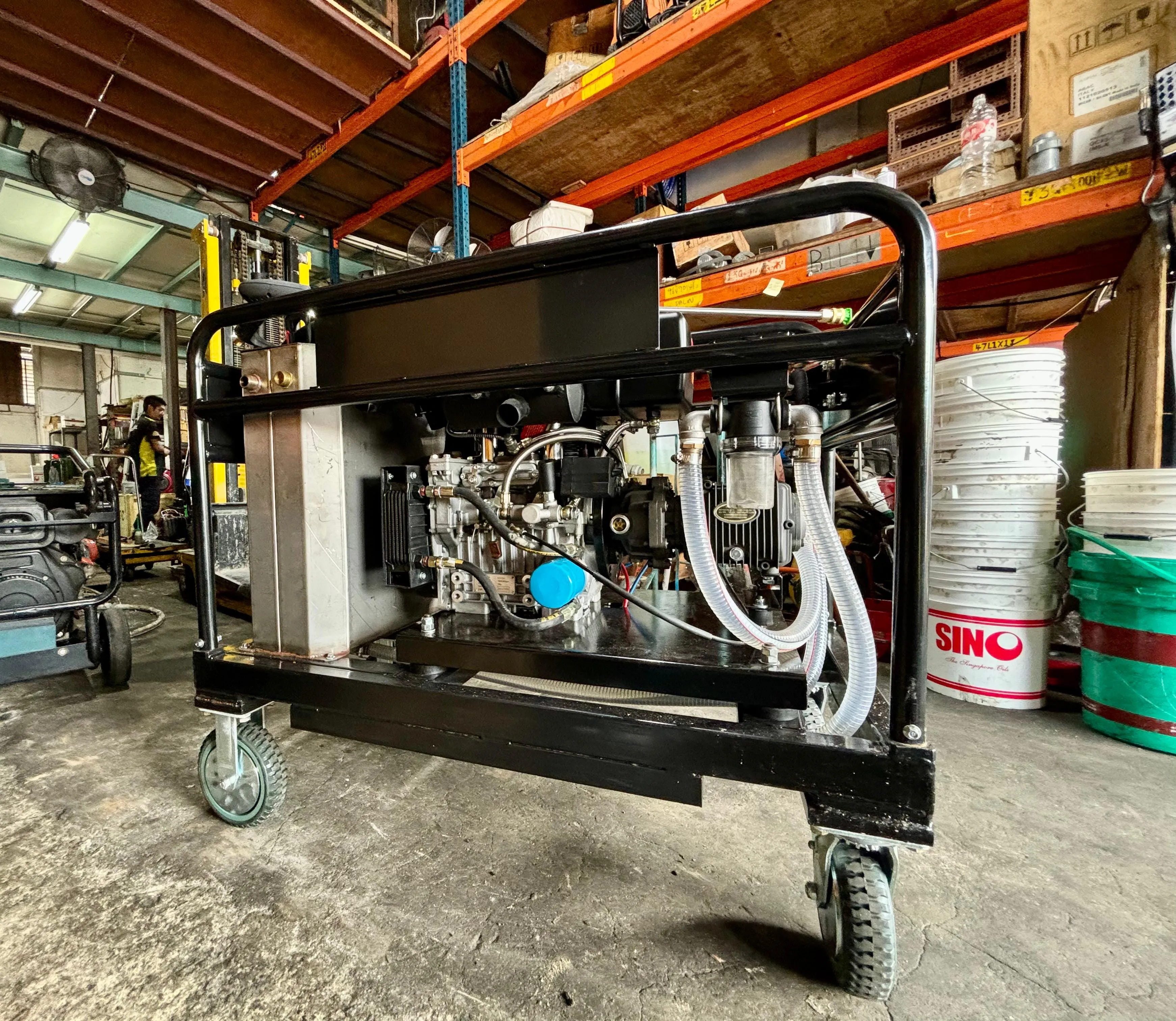 Aiko 345 Bar Diesel Powered High Pressure Washer With Gear Box | Model : HPW-DCF-34/25DRTD
