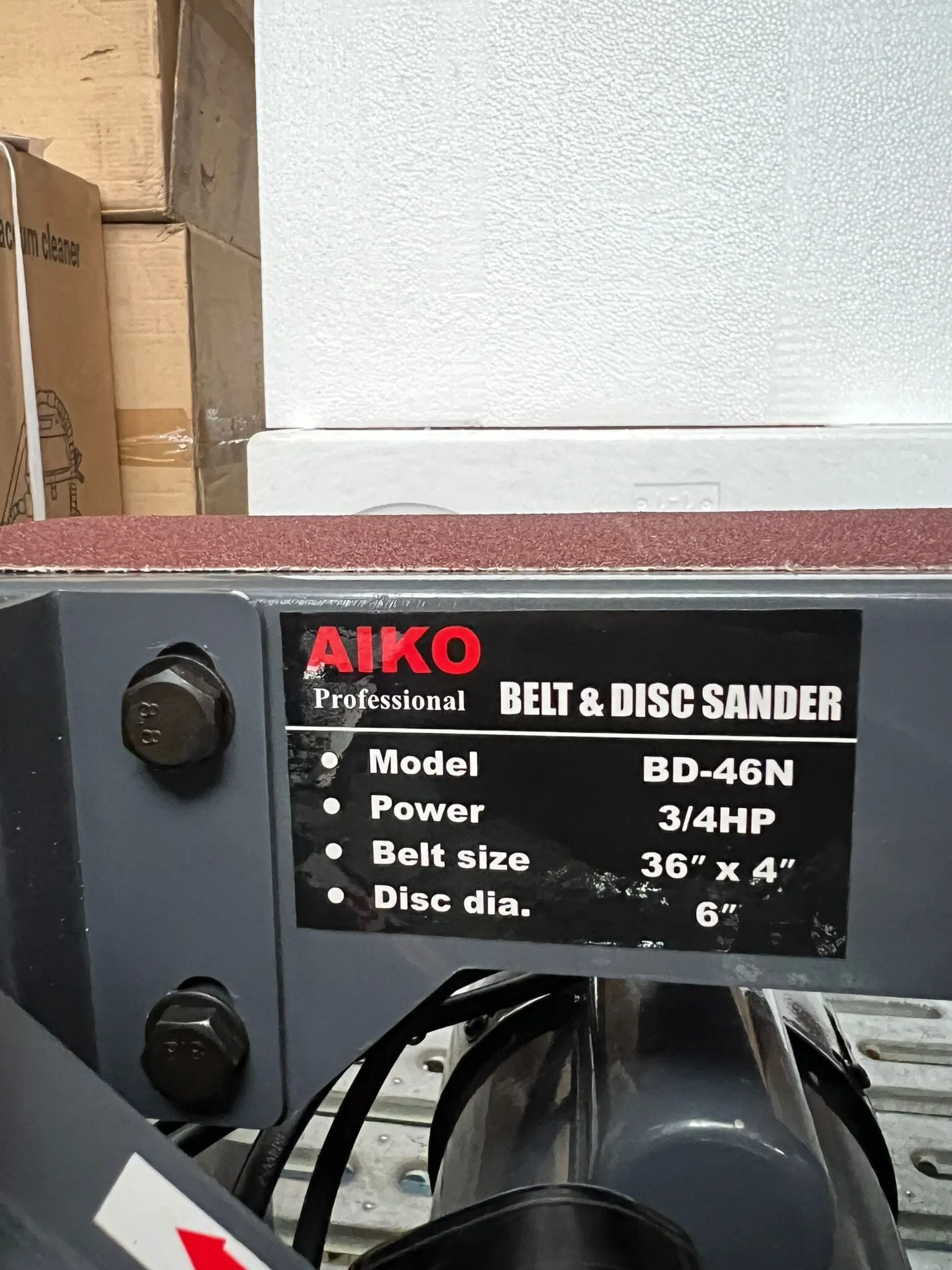 Aiko 375W 4 x 36 Belt & Disc Sander | Model : BD-46N