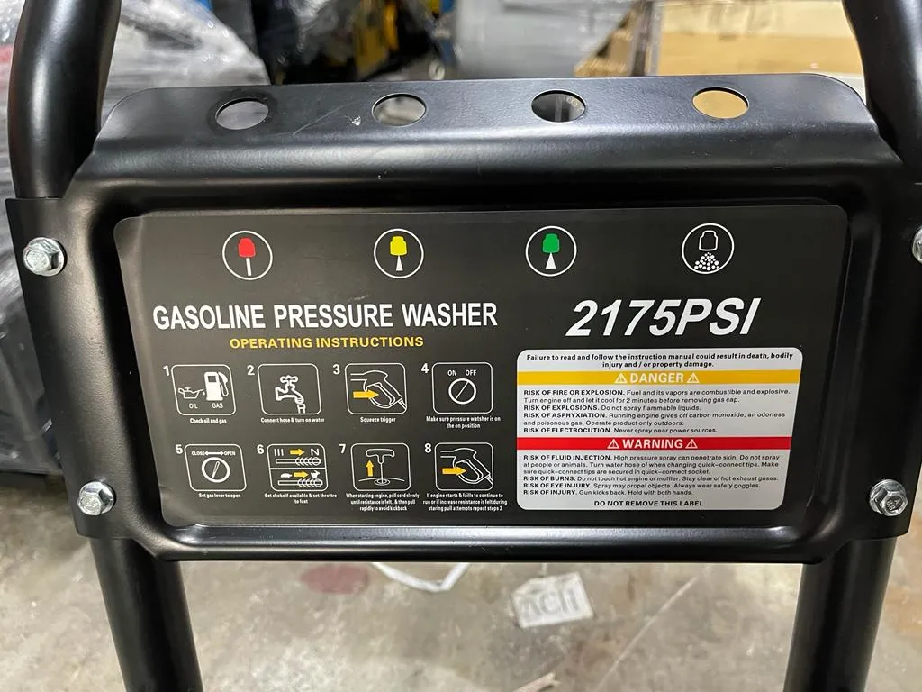 Aiko 4-stroke . 6.5hp Gasoline Engine 150bar High Pressure Washer Come with 10m Pressure Hose & Gun | Model : HPW-3WZ-2500GFC