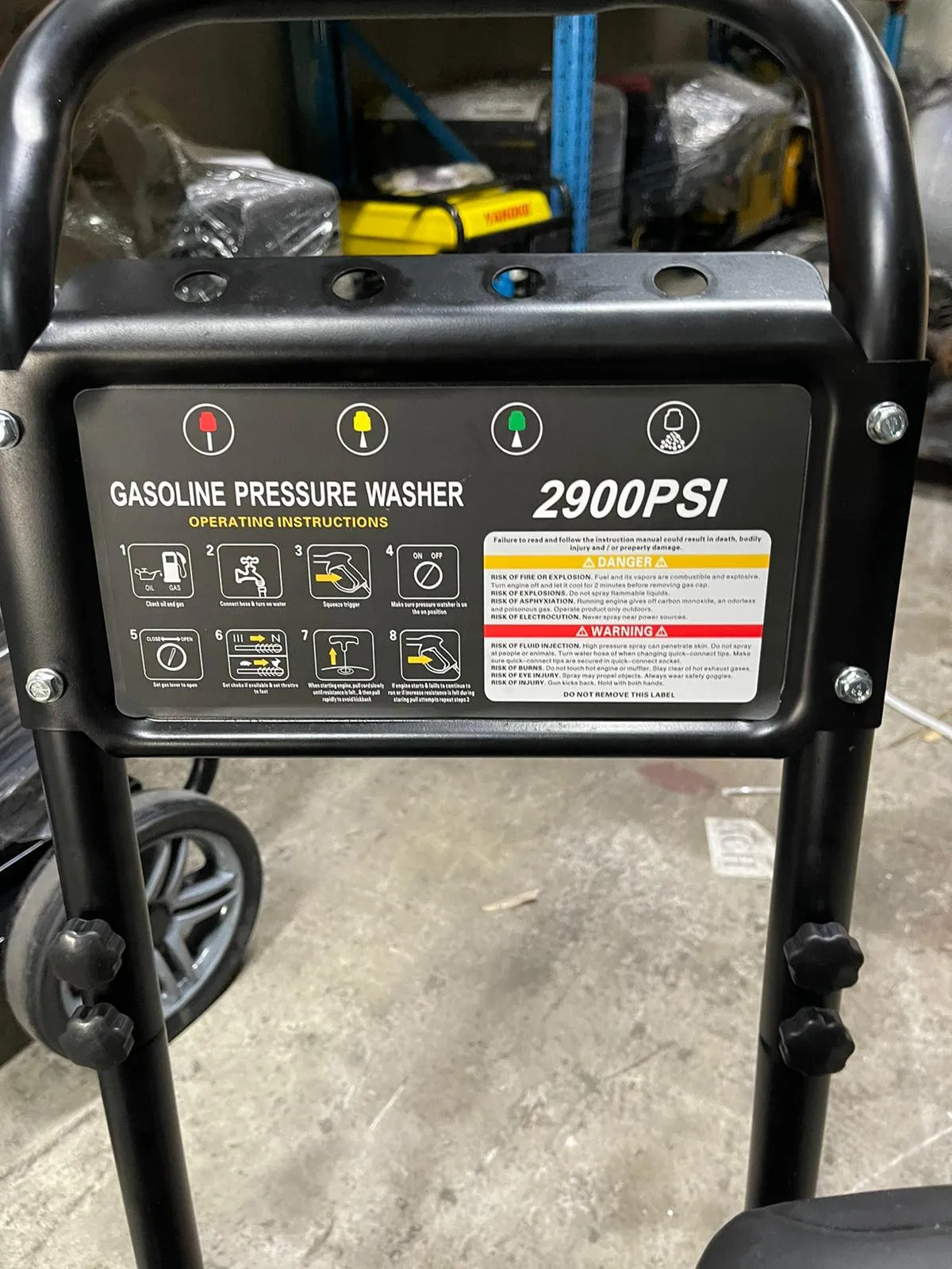 Aiko 4-stroke . 9hp Gasoline Engine 200bar High Pressure Washer Come with 10m Pressure Hose & Gun | Model : HPW-3WZ-2900GFB