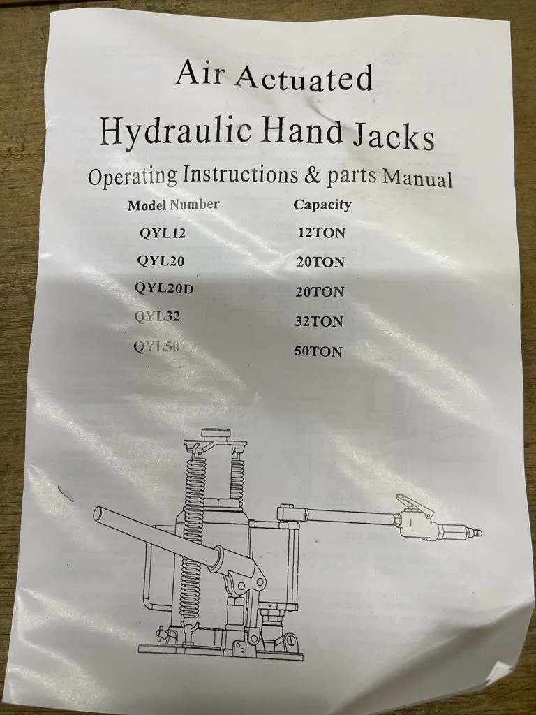 Aiko 50 Tons Air Hydraulic Bottle Jack  | Model : BJ-T21050