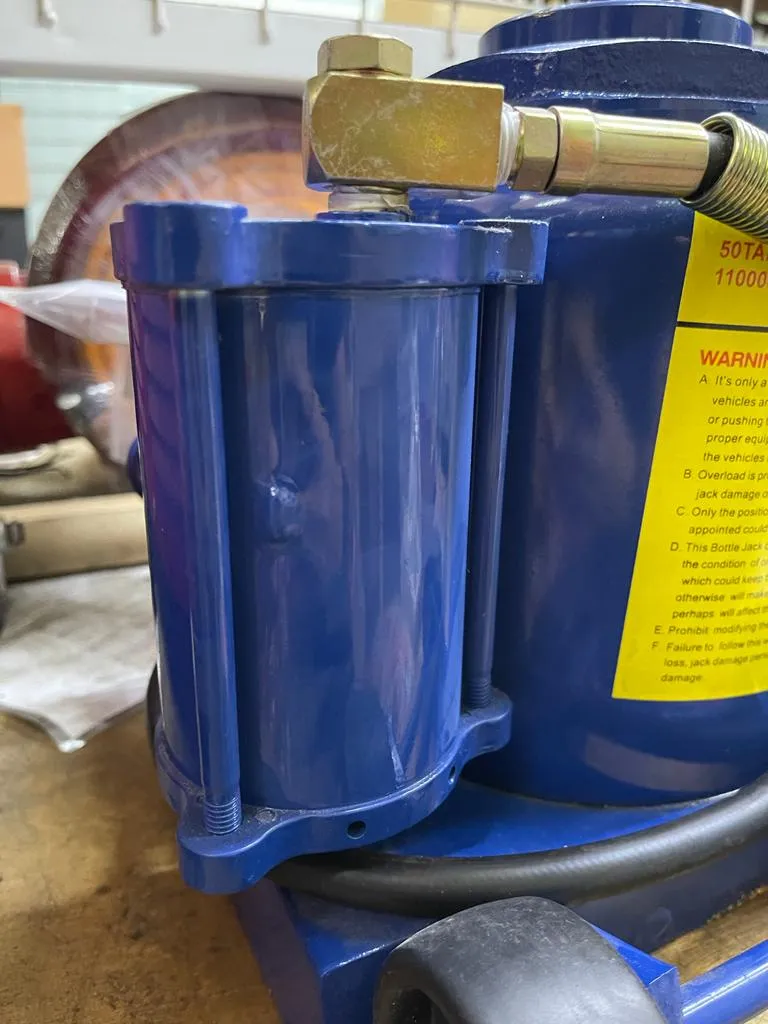 Aiko 50 Tons Air Hydraulic Bottle Jack  | Model : BJ-T21050