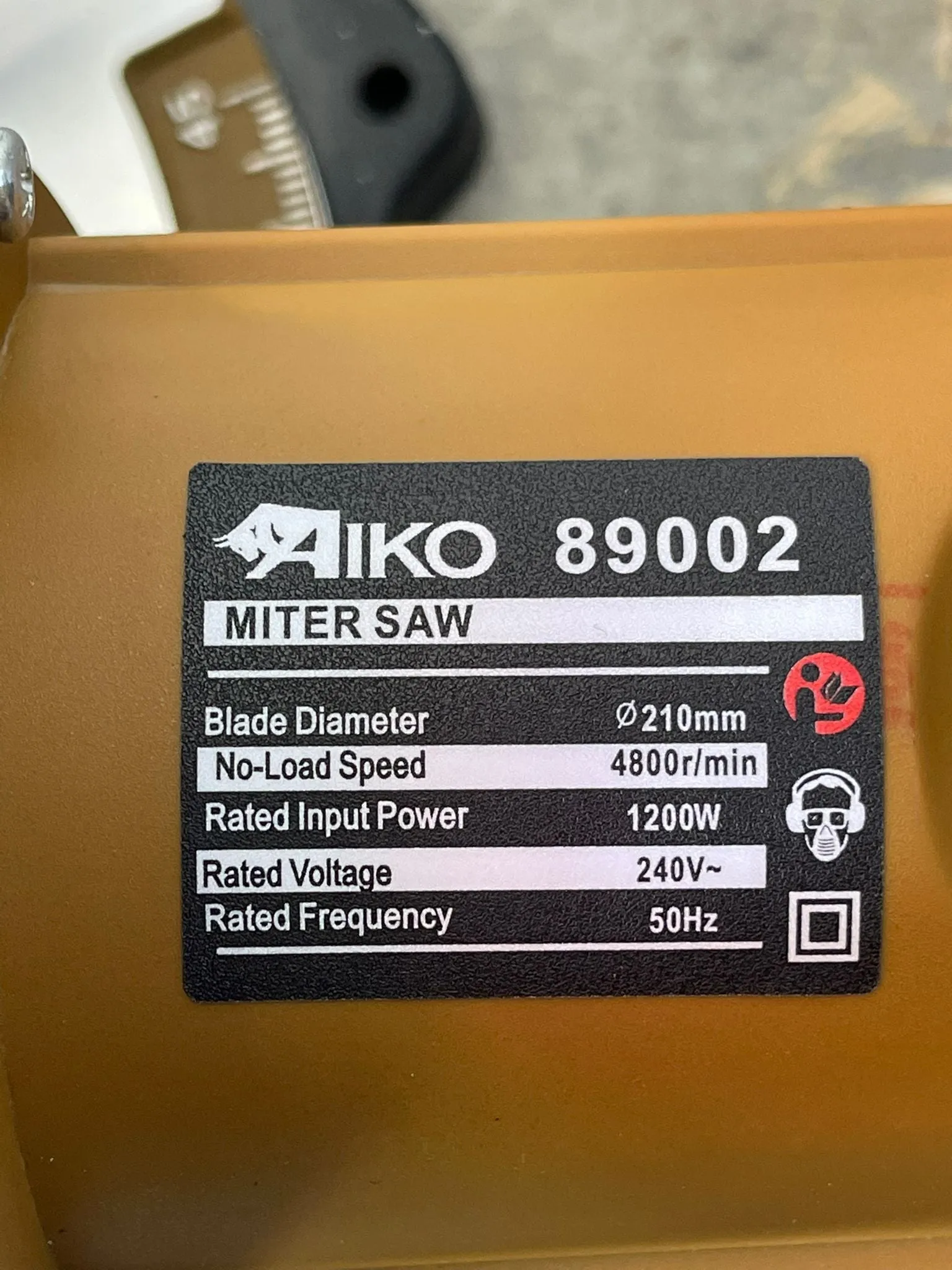 Aiko 8 Mitre Saw C/W 8X80T Alum Blade | Model : AIKO-89002