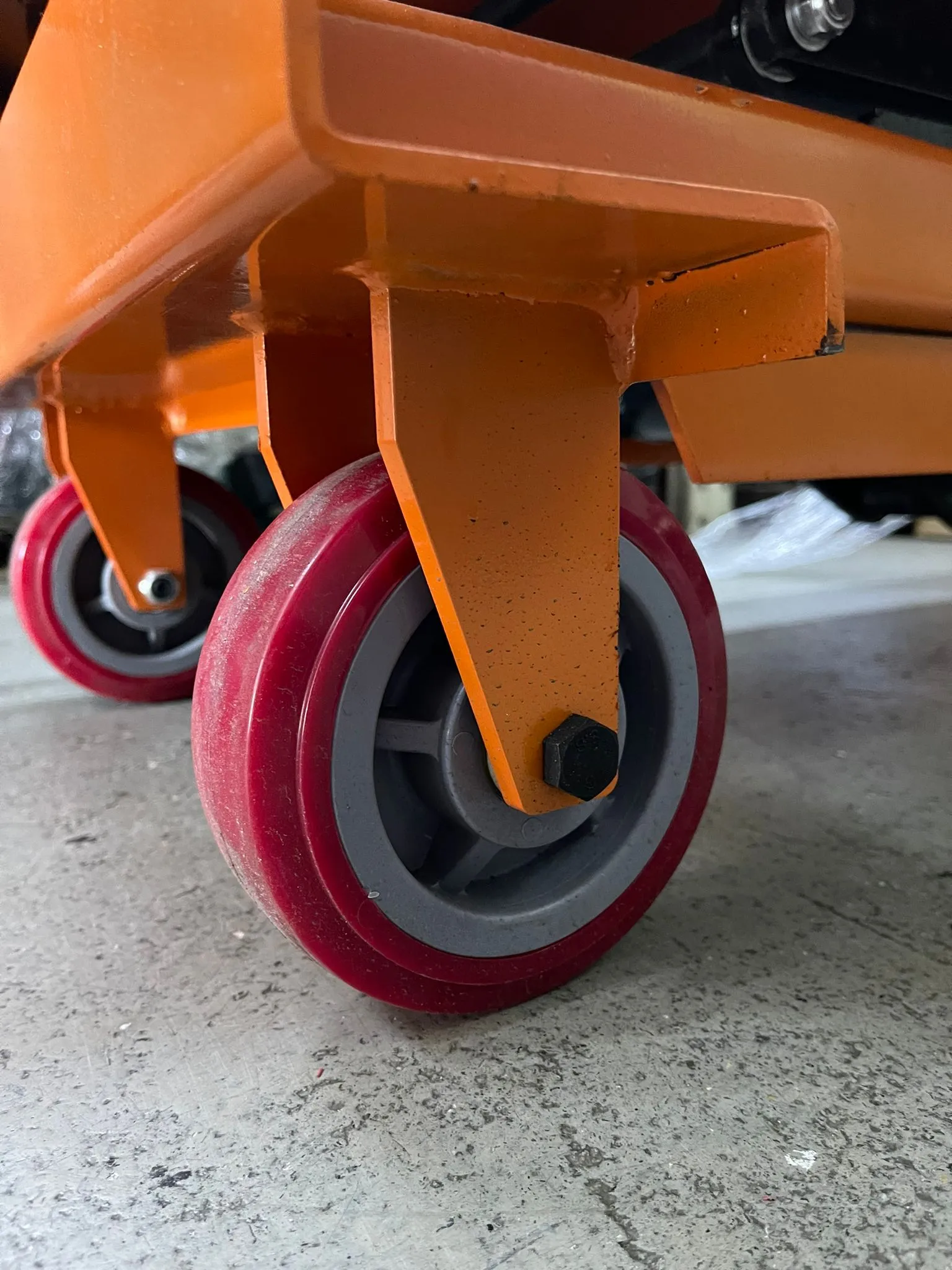 Aiko 800kg . 1500mm Hydraulic Scissor Table Lift Truck | Model : PT-WP800-1.5M