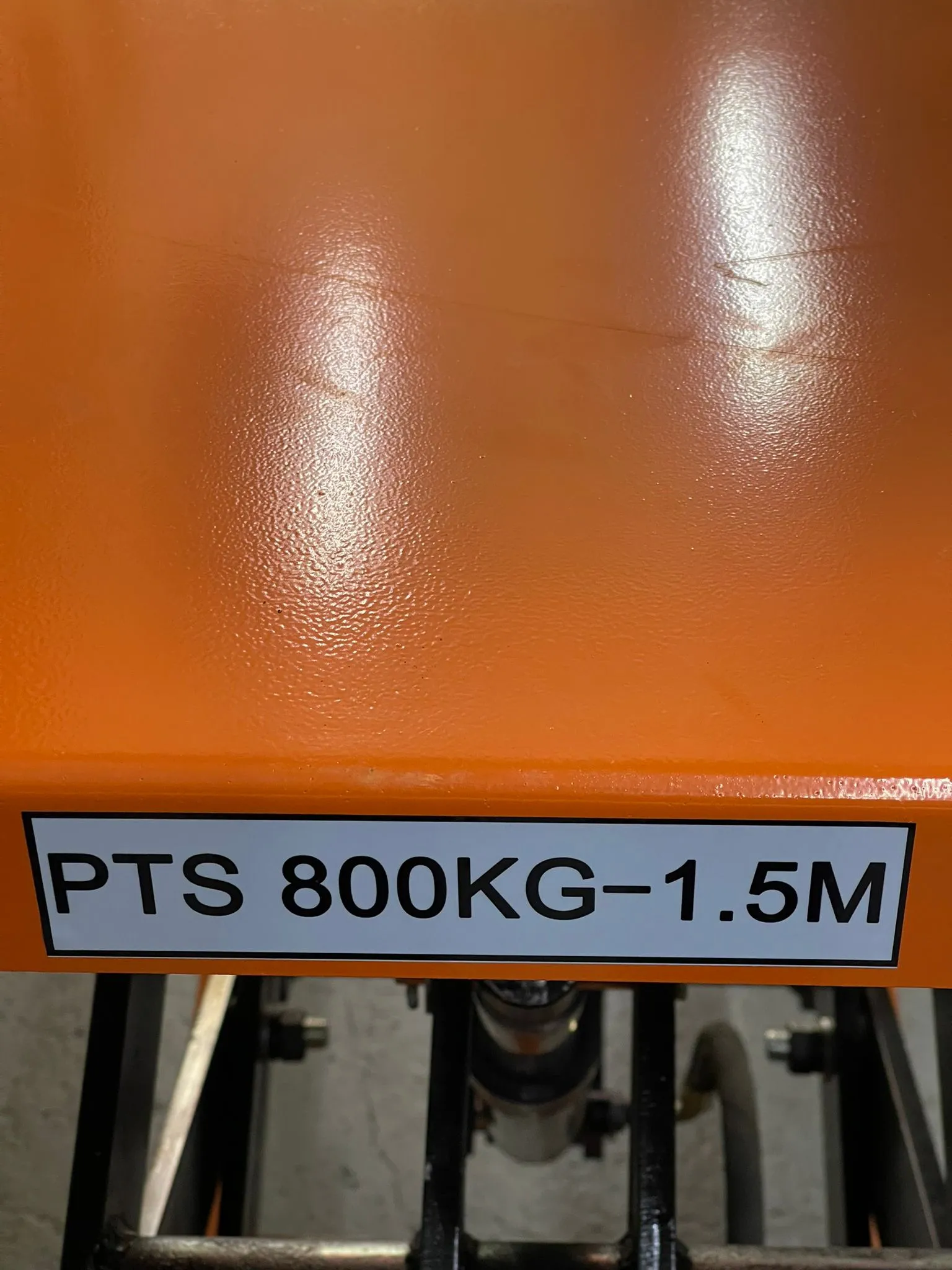 Aiko 800kg . 1500mm Hydraulic Scissor Table Lift Truck | Model : PT-WP800-1.5M