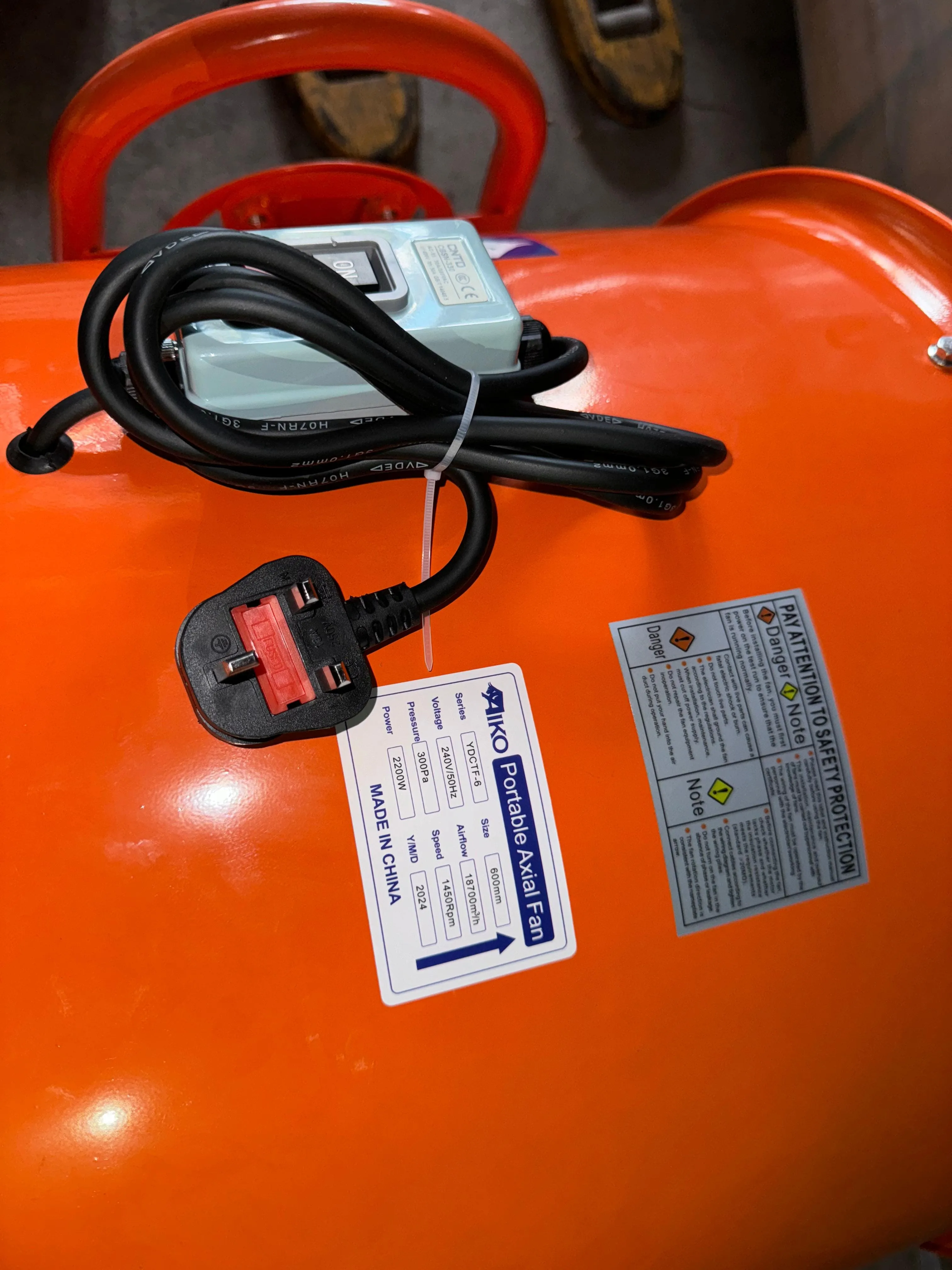Aiko Blower 24 240V W/Wheel | Model: BLR-A24-1