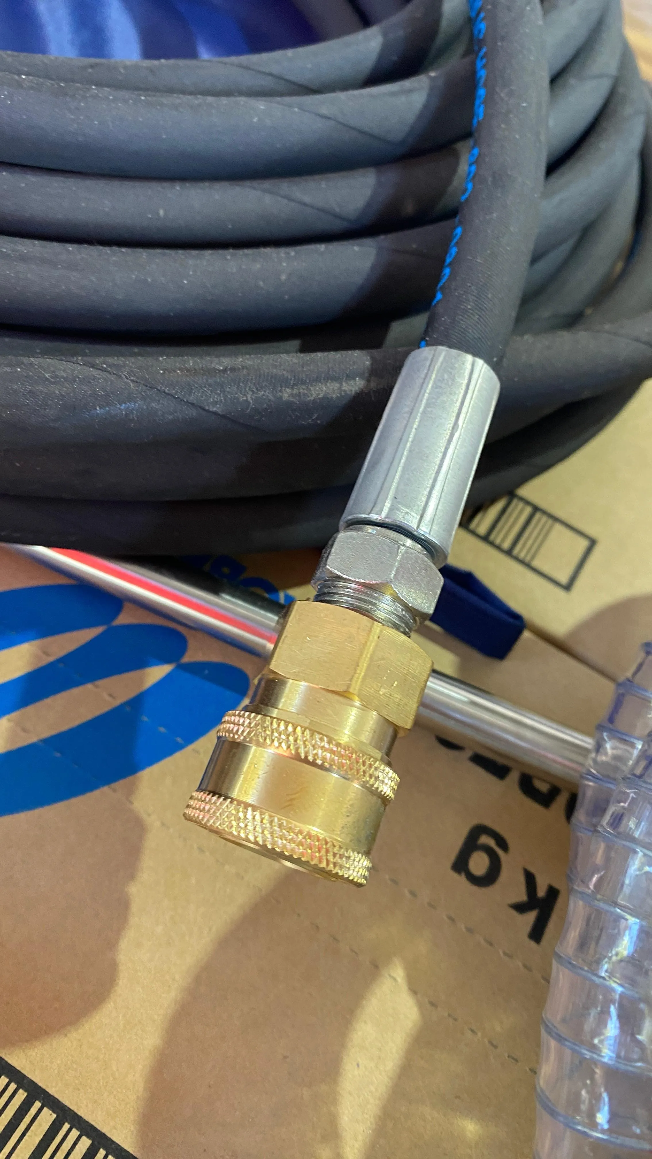 Aiko Diesel 250Bar 10Hp High Pressure AR Pump C/W 20m Pressure Hose (Italy) & Gun  | Model : HPW-CK186FRE
