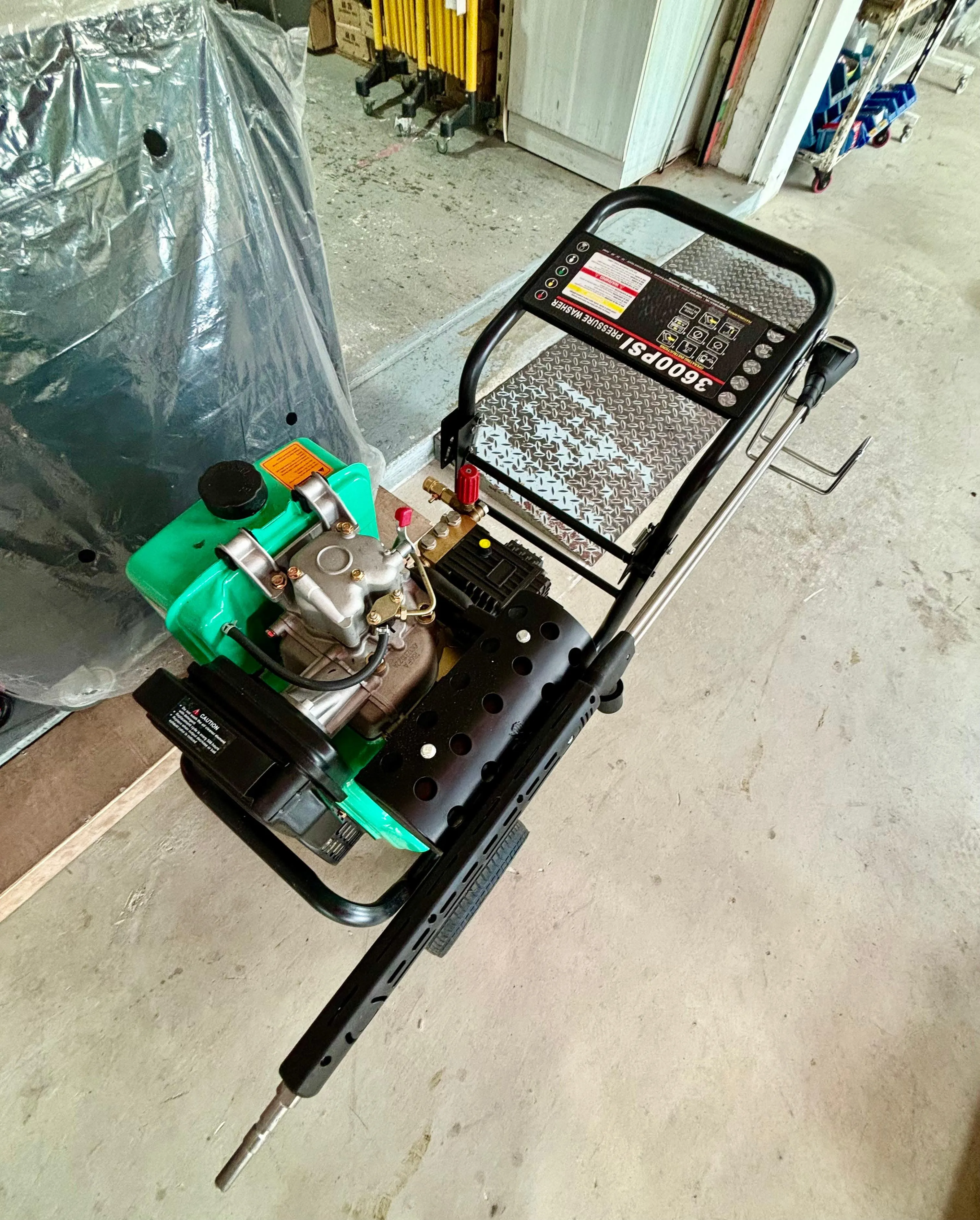 Aiko Diesel Engine 250Bar 10HP High Pressure Washer Pump C/W 10m Pressure Hose & Gun (Electric Start) | Model : HPW-EI-3600DF