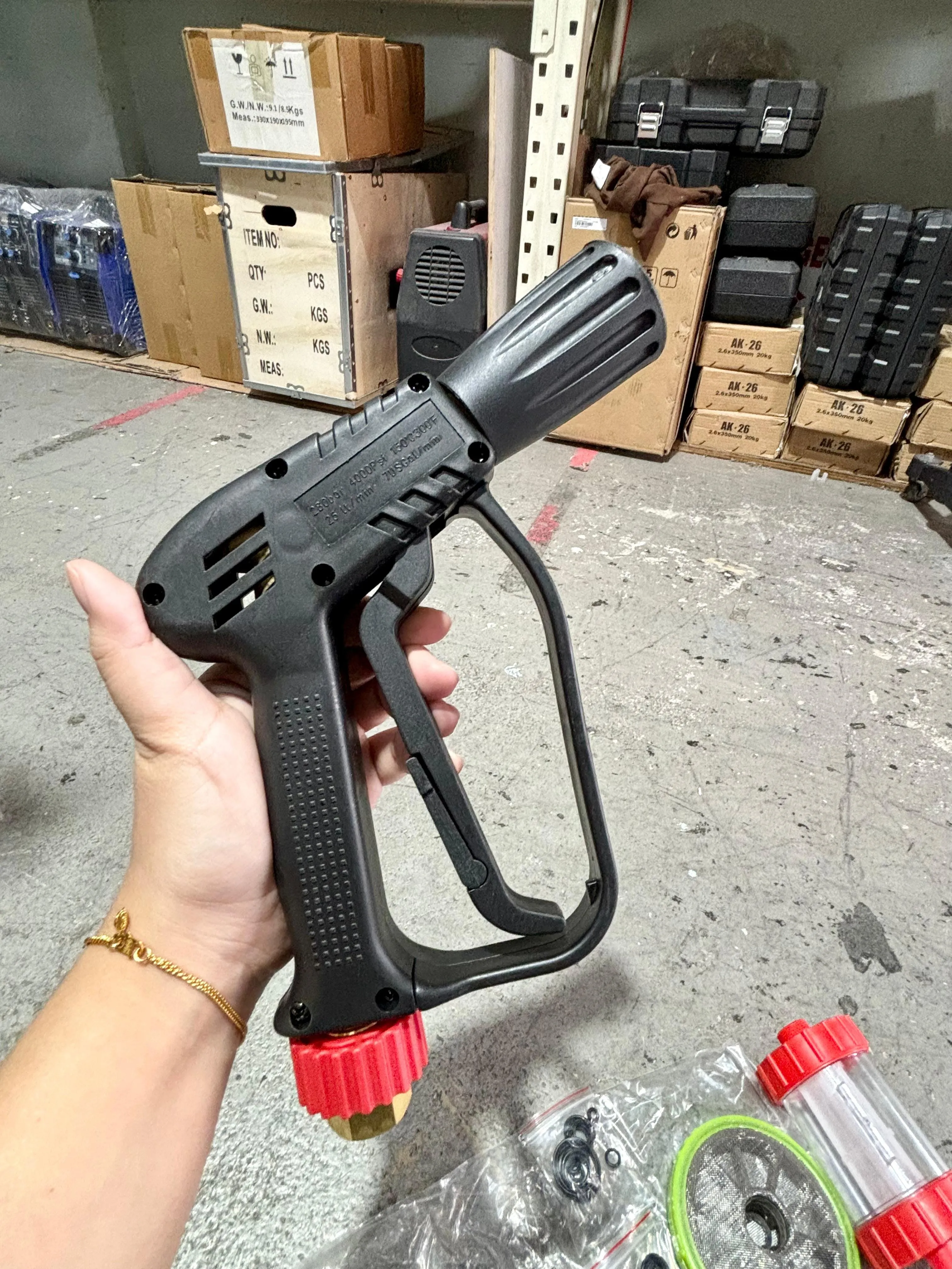 Aiko Diesel Engine 250Bar 10HP High Pressure Washer Pump C/W 10m Pressure Hose & Gun (Electric Start) | Model : HPW-EI-3600DF