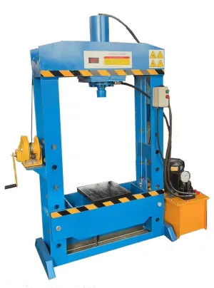 Aiko DYYL-50H 380V 50 Tons Electric Hydraulic Shop Press With Hand Winch Lifter | Model : DYYL-50H-3-YM