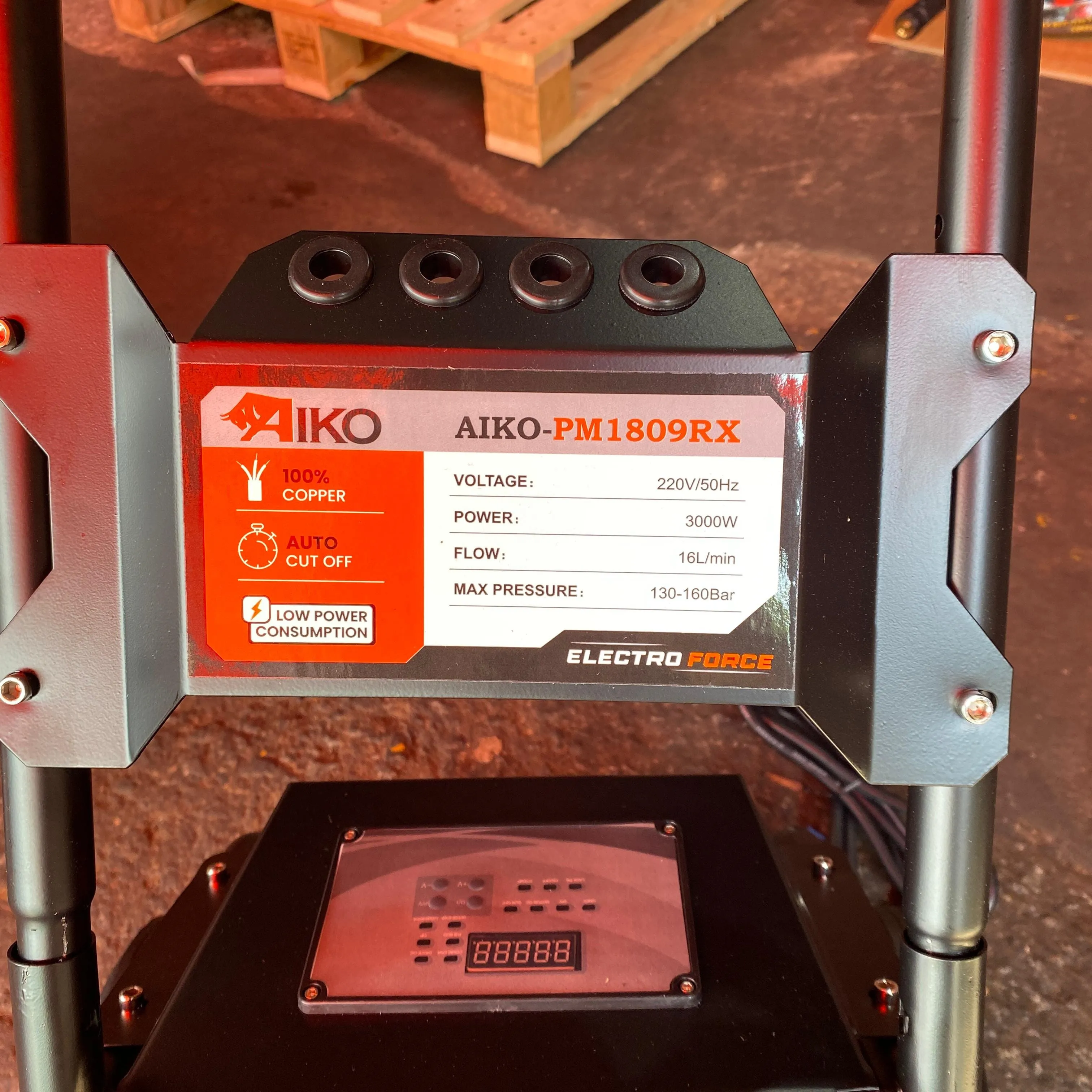 Aiko High Pressure Washer 3KW 220V C/W 10M Hose &amp; Gun | Model: HPW-PM1809RX