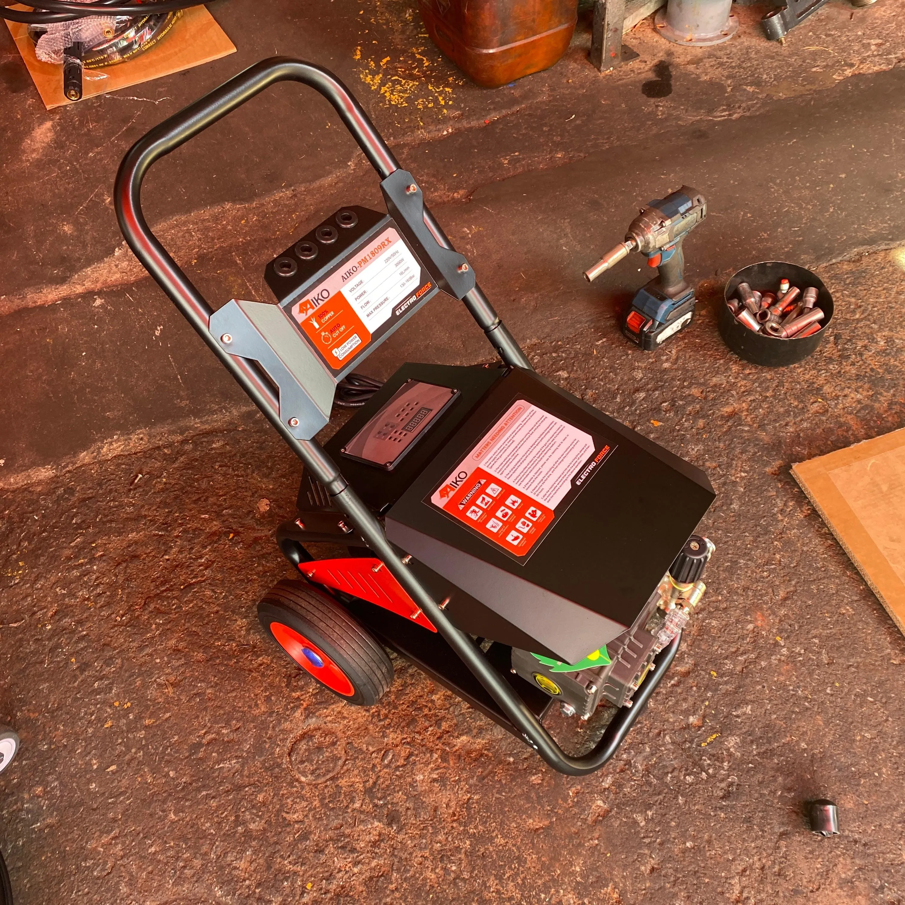 Aiko High Pressure Washer 3KW 220V C/W 10M Hose &amp; Gun | Model: HPW-PM1809RX