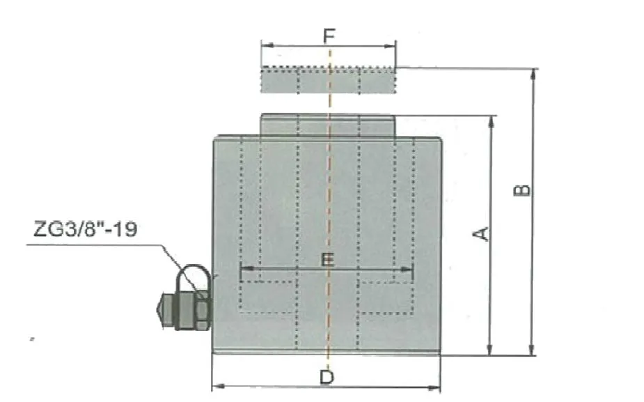 AIKO Hydraulic Cylinder With Hole | Model: HHYG-K