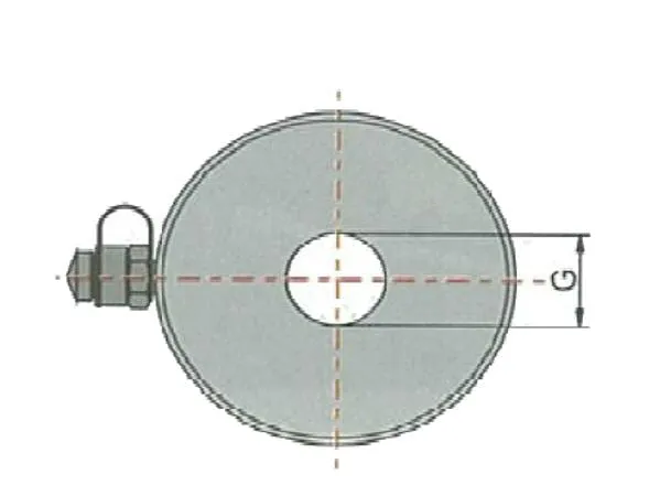 AIKO Hydraulic Cylinder With Hole | Model: HHYG-K