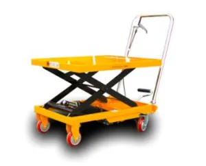Aiko Hydraulic Scissor Table Lift Truck 300kg 900mm Nylon Wheel | Model: PT-PT300A