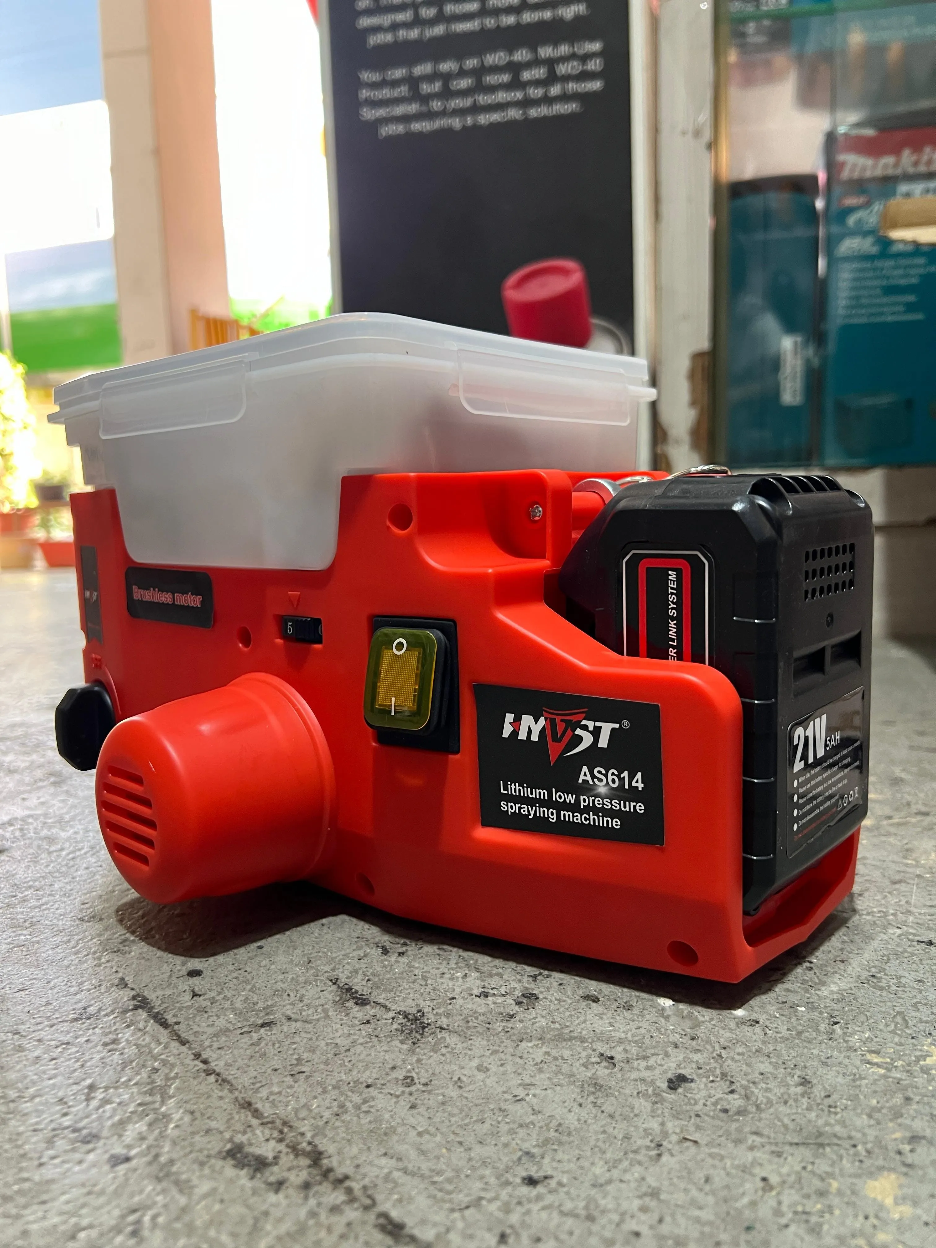 Aiko Knapsack Electric Paint Sprayer 21v 500w BL Motor | Model: CS-AS614