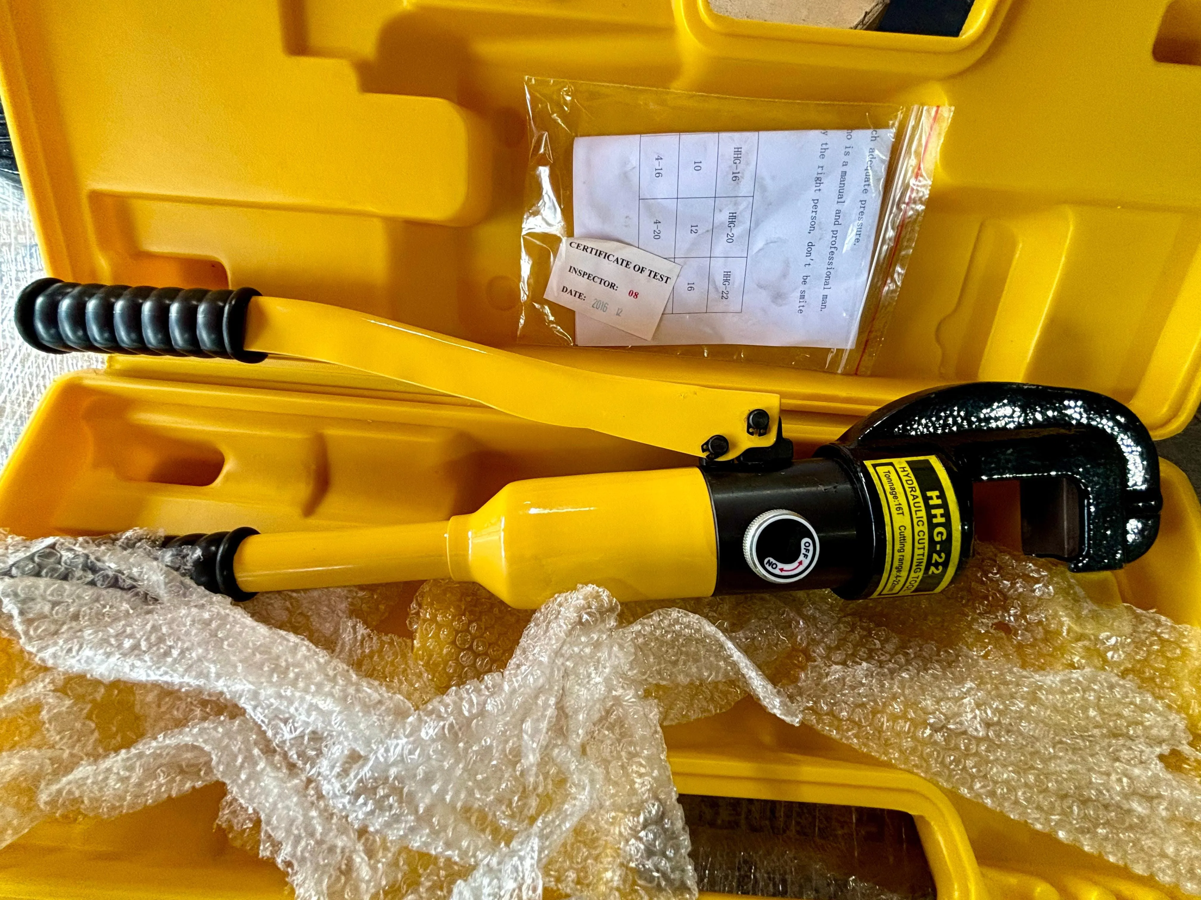 Aiko Manual Hydraulic Rebar Cutter | Model : RBB-HHG-22