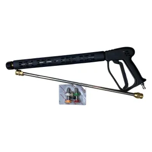 Aiko Pressure Gun G-05 Long with 5 Pcs Colour Nozzle Back Coupling | Model : PWG-G05