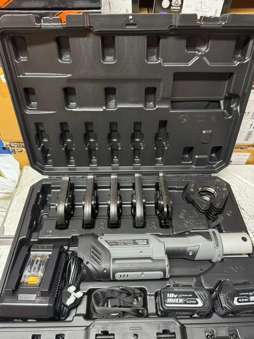 Aiko PZ-3240 Stainless Steel Pipe Crimping Tool Clamper M Type Jaw Battery 18V | Model: PZ-3240 JAW