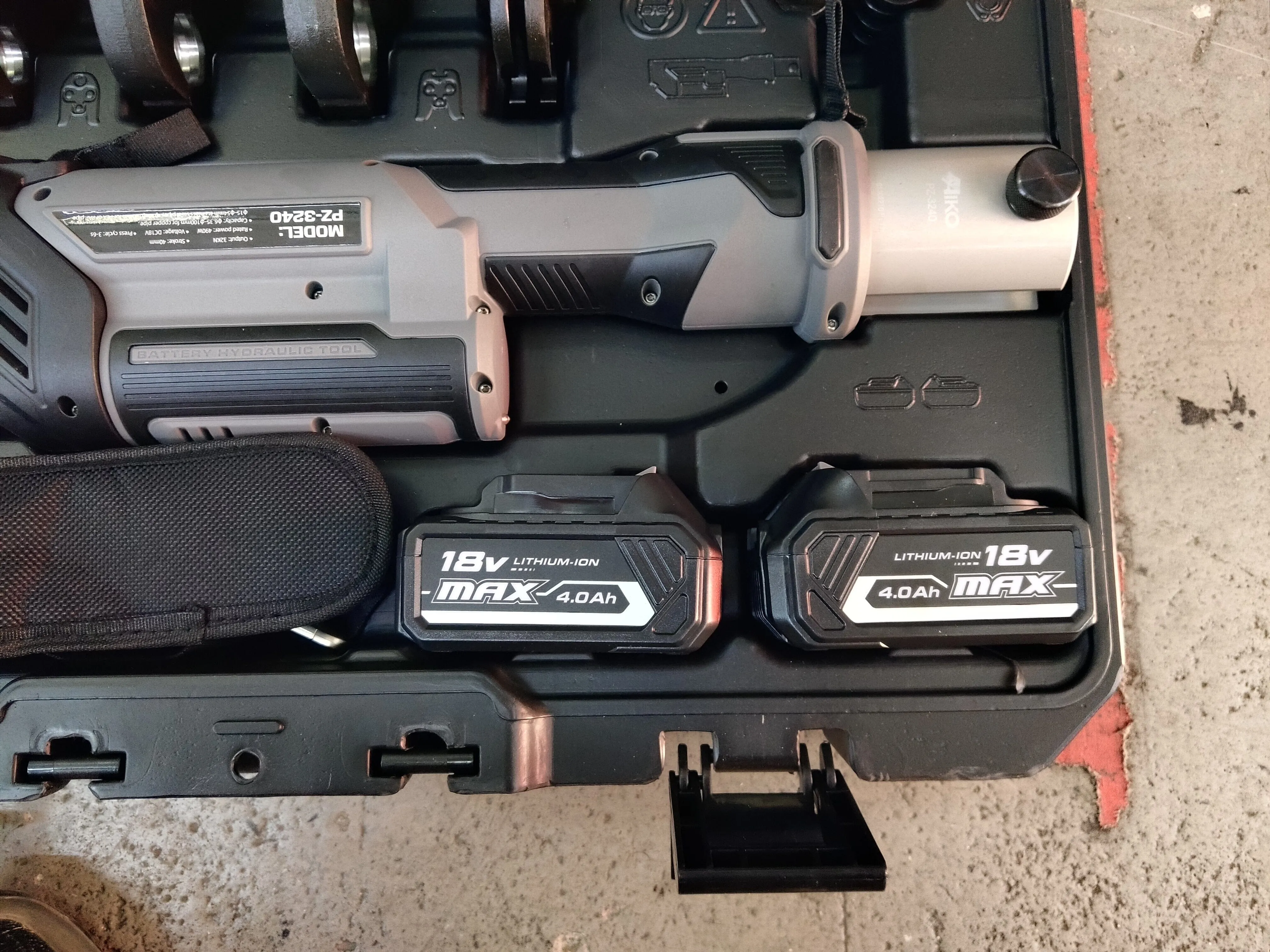 Aiko PZ-3240 Stainless Steel Pipe Crimping Tool Clamper M Type Jaw Battery 18V | Model: PZ-3240 JAW