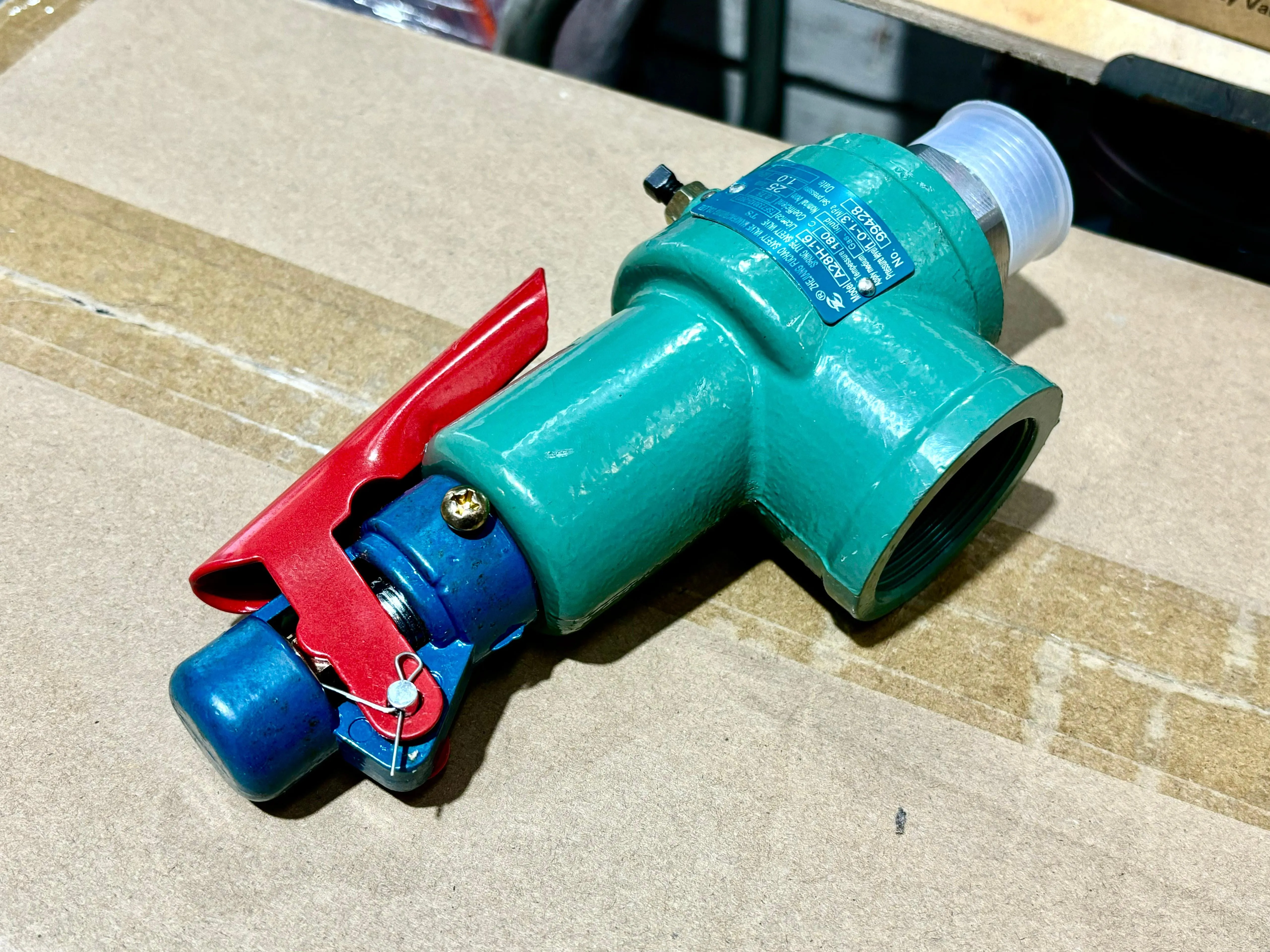 Aiko Steam Safety Valve 1 10BAR | Model : SV-A28-10-10