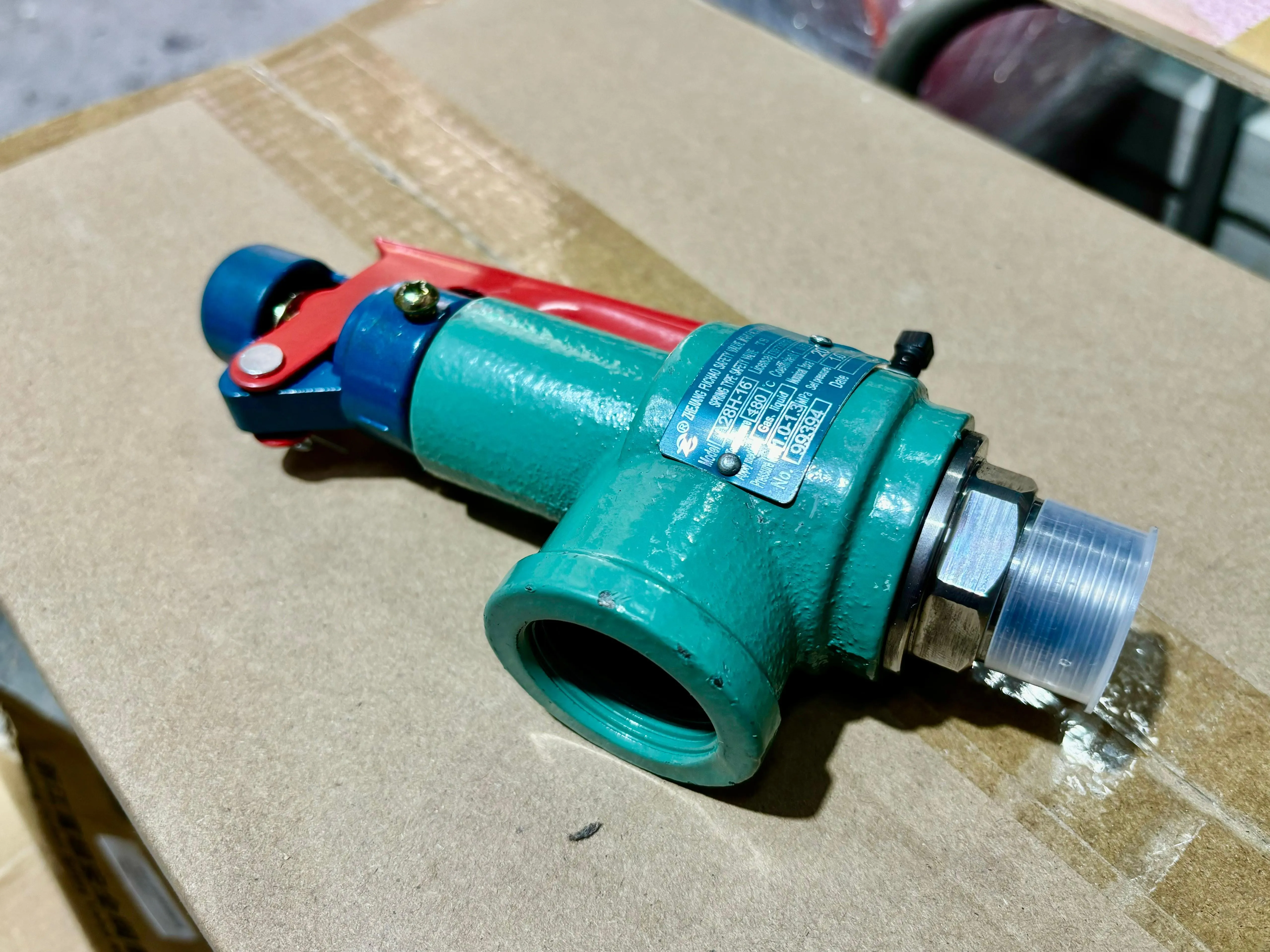 Aiko Steam Safety Valve 3/4 10Bar | Model : SV-A28-06-10