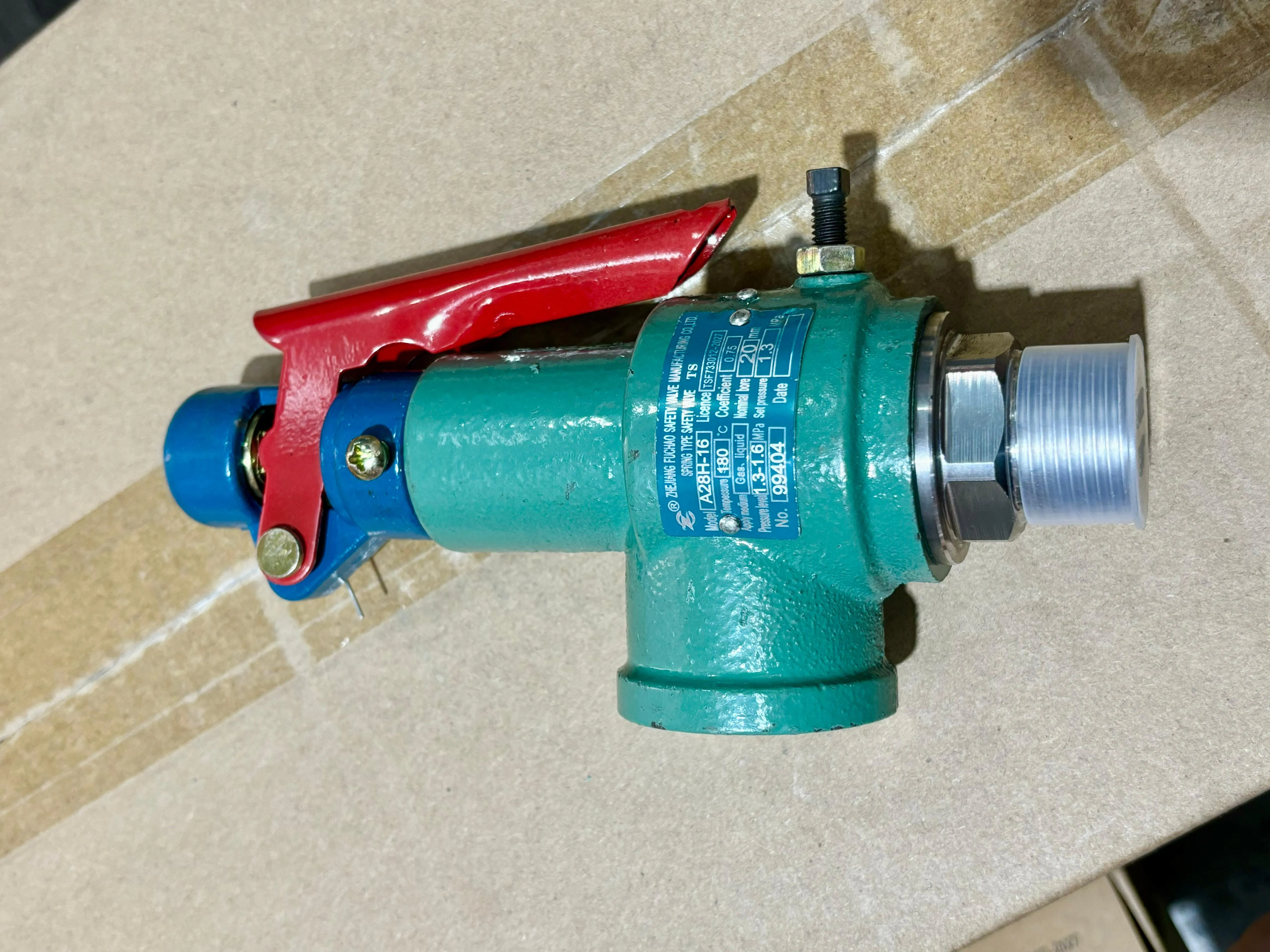 Aiko Steam Safety Valve 3/4 13Bar | Model : SV-A28-06-13