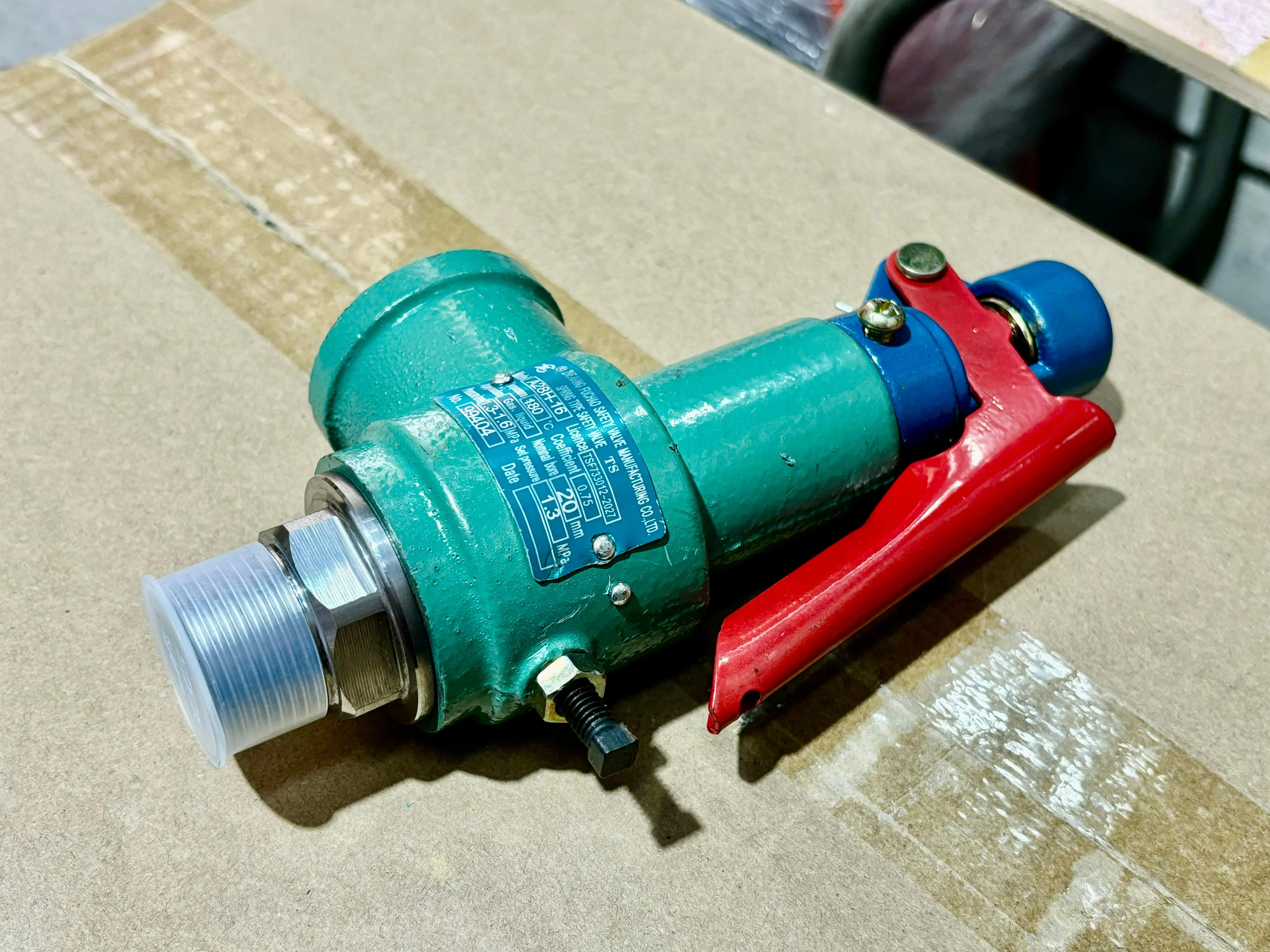 Aiko Steam Safety Valve 3/4 13Bar | Model : SV-A28-06-13