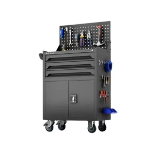 Aiko Tools Trolley with 3 Drawer and Tool Panel - Empty | Model : TB-XG-3D-TRL