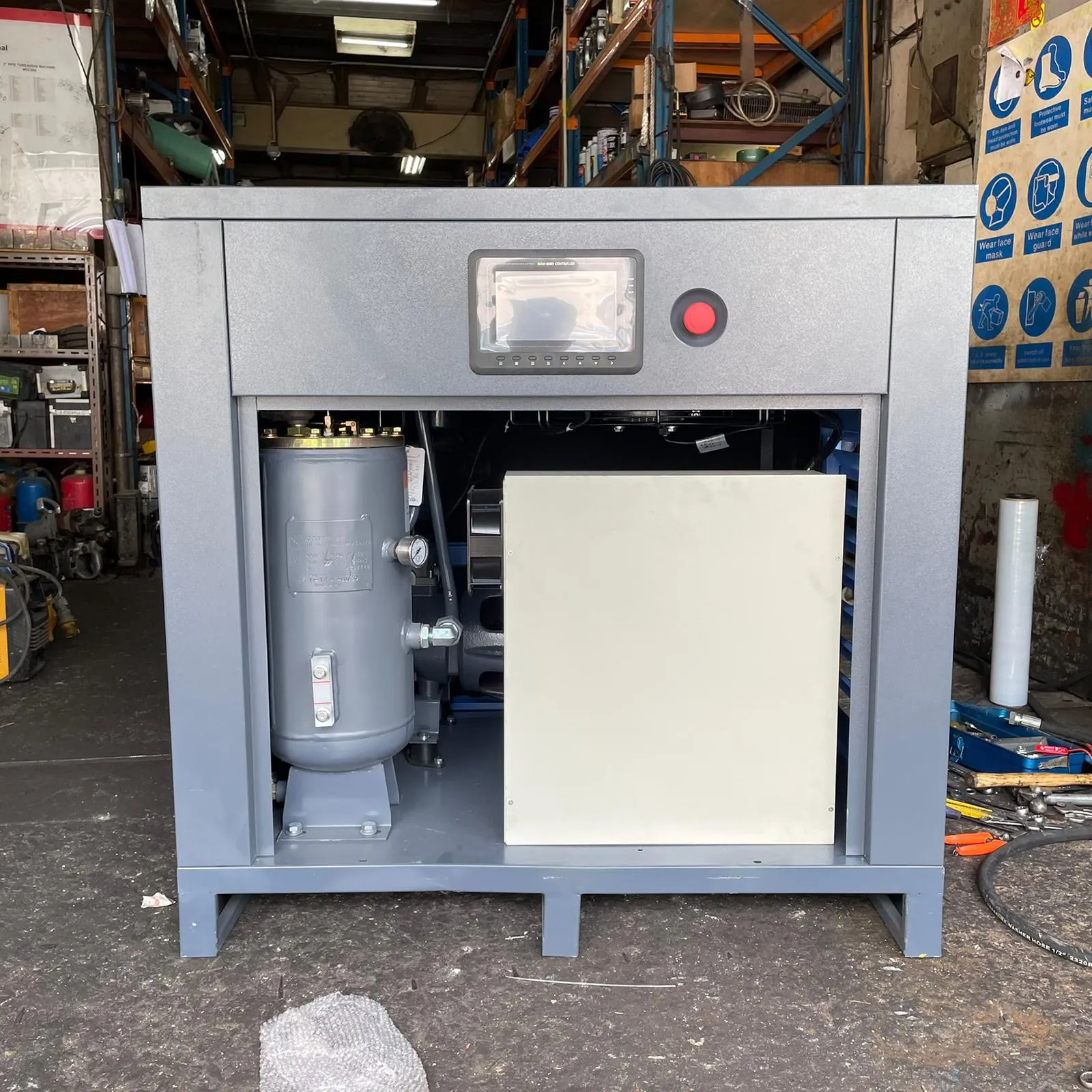 Airstrong ASPM20HP Rotary Inverter Screw Air Compressor with 415V. 20Hp. 10 Bar | Model : ASPM20HP