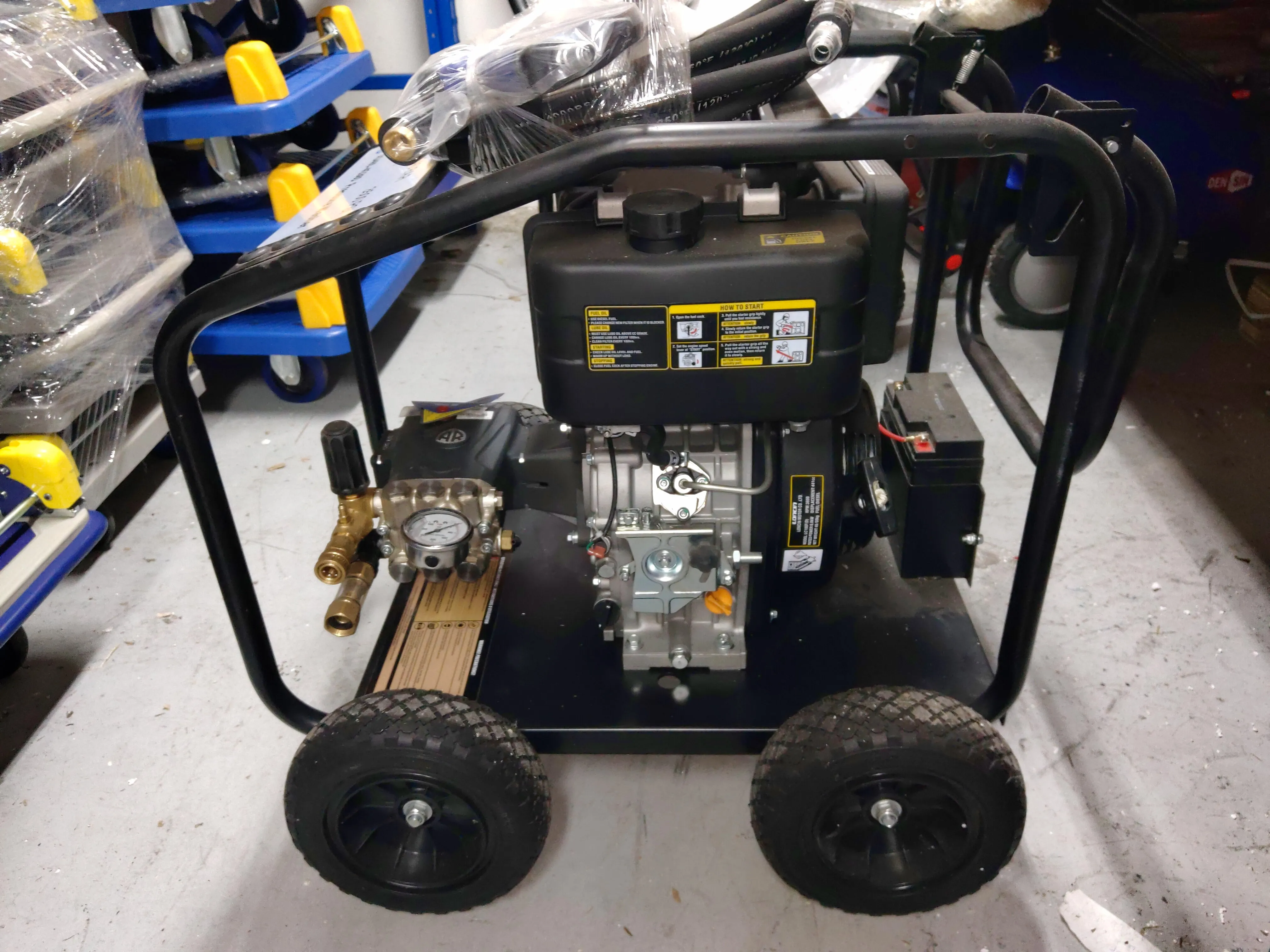 Airstrong AY400D-4G36D Diesel Powered Pressure Washer Come With Italy Annovi Reverberi Pump | Model : HPW-AS400D-AR