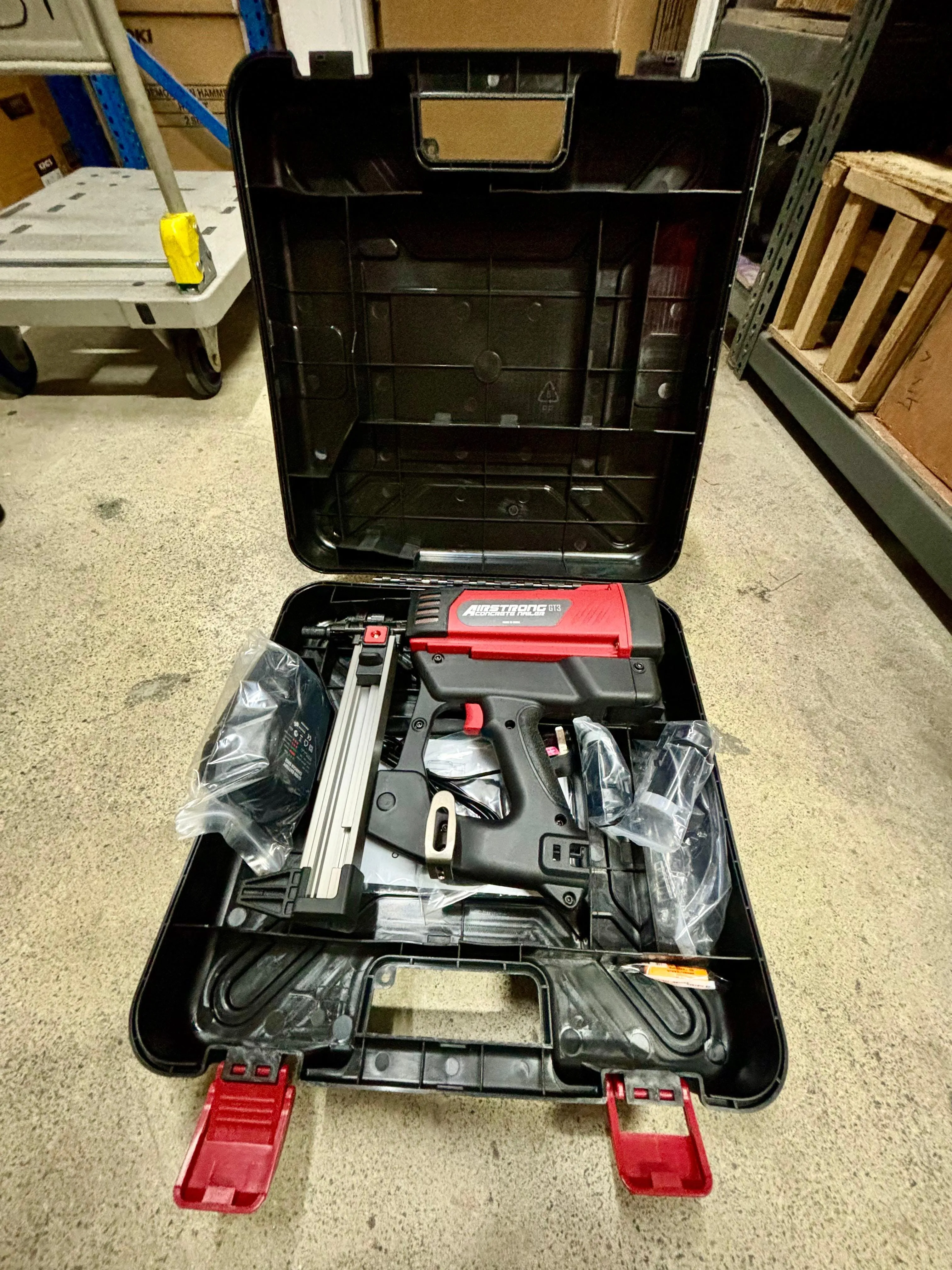 Airstrong Concrete Gas Nail Gun (Nailer/Gas Actuates Tools) #GT3 | Model : GS-GT3