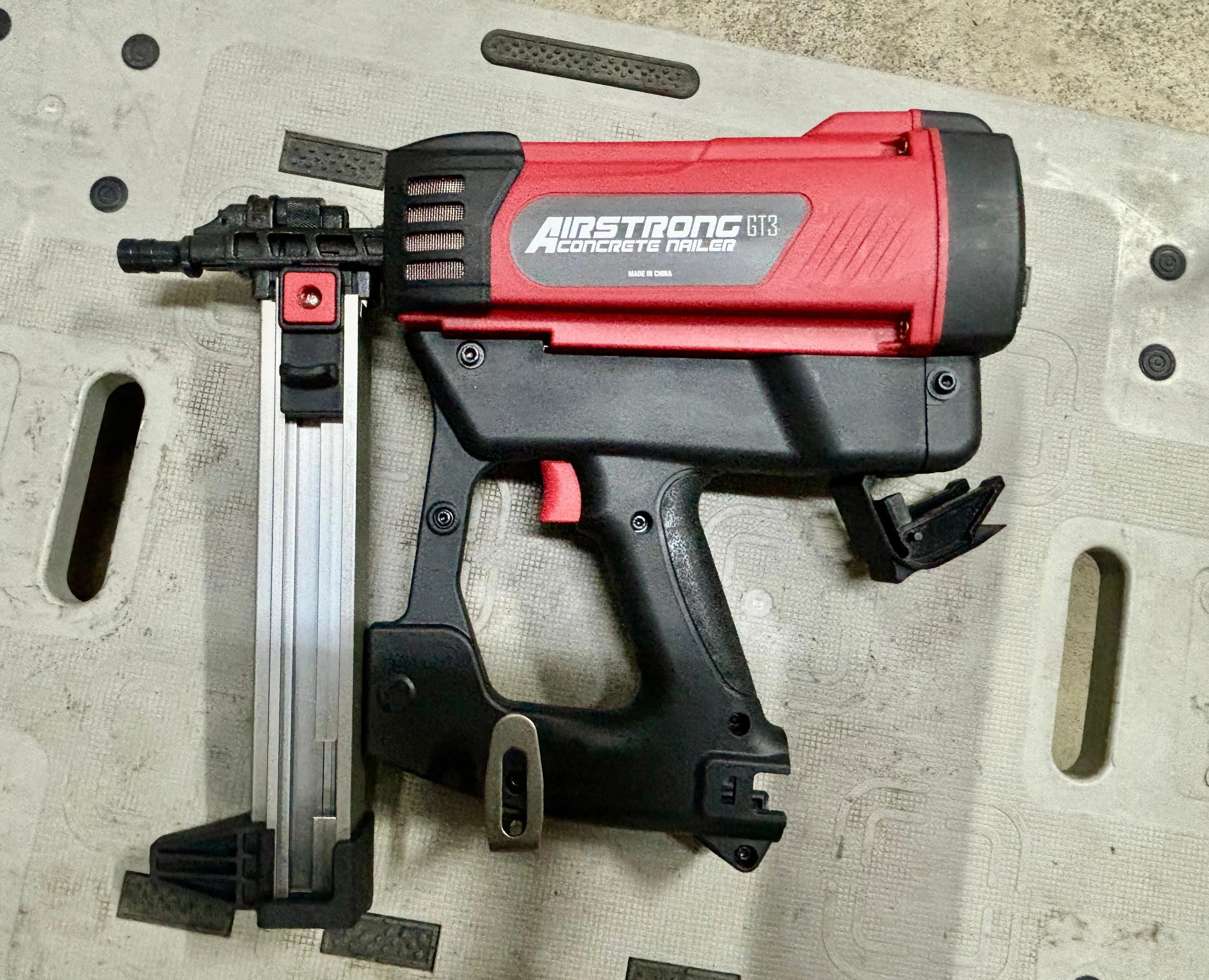 Airstrong Concrete Gas Nail Gun (Nailer/Gas Actuates Tools) #GT3 | Model : GS-GT3