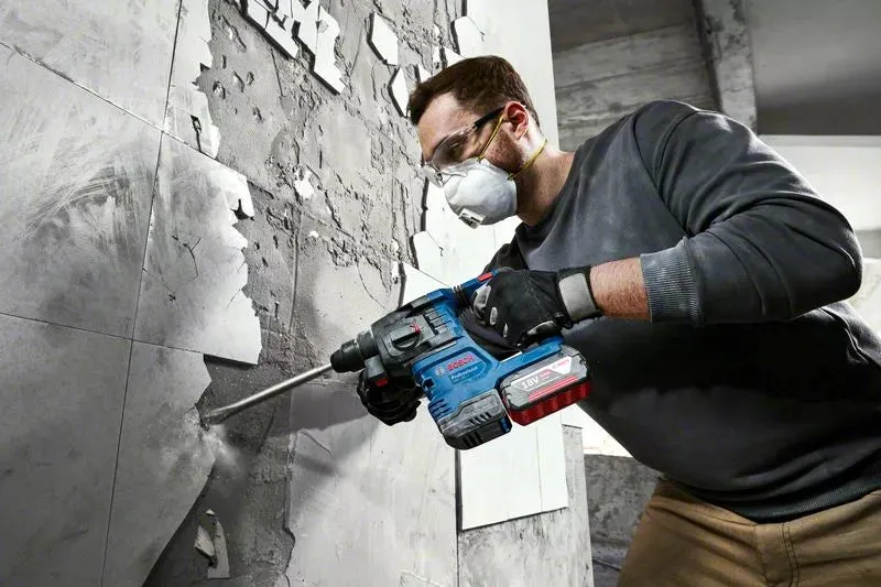 Bosch GBH 185-LI Professional Cordless Rotary Hammer with SDS Plus | Model : B-GBH185-LI