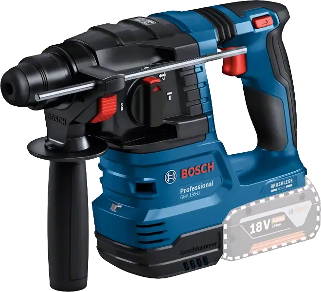 Bosch GBH 185-LI Professional Cordless Rotary Hammer with SDS Plus | Model : B-GBH185-LI