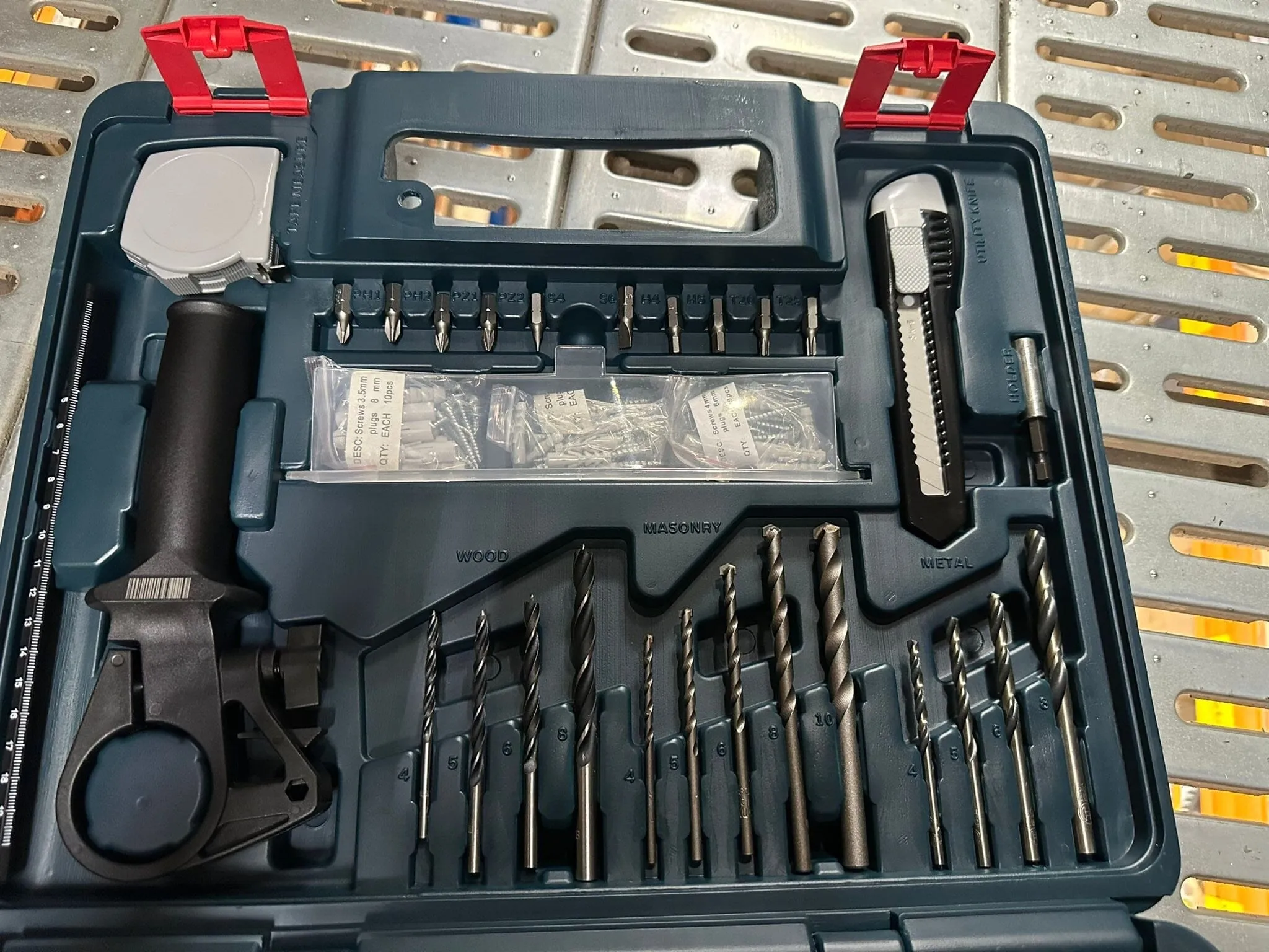 Bosch GSB10RE Professional Impact Drill Set with Hand Tools and Accessories | Model : B-GSB10RE