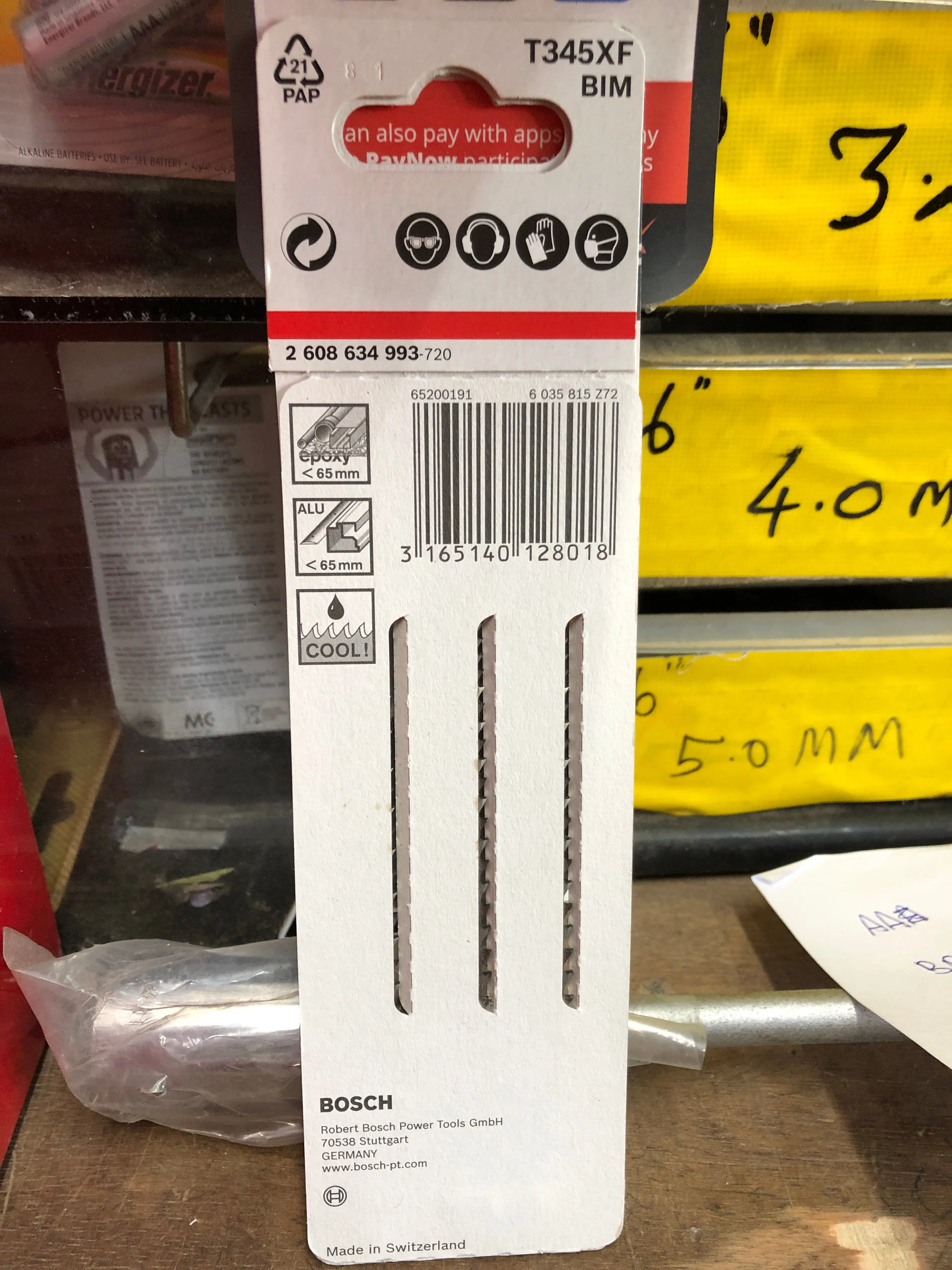 Bosch Jig Saw Blade | Mode : T345XF (3S/PKT)