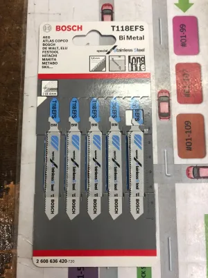 Bosch Jig Saw Blade | Model : T118EFS