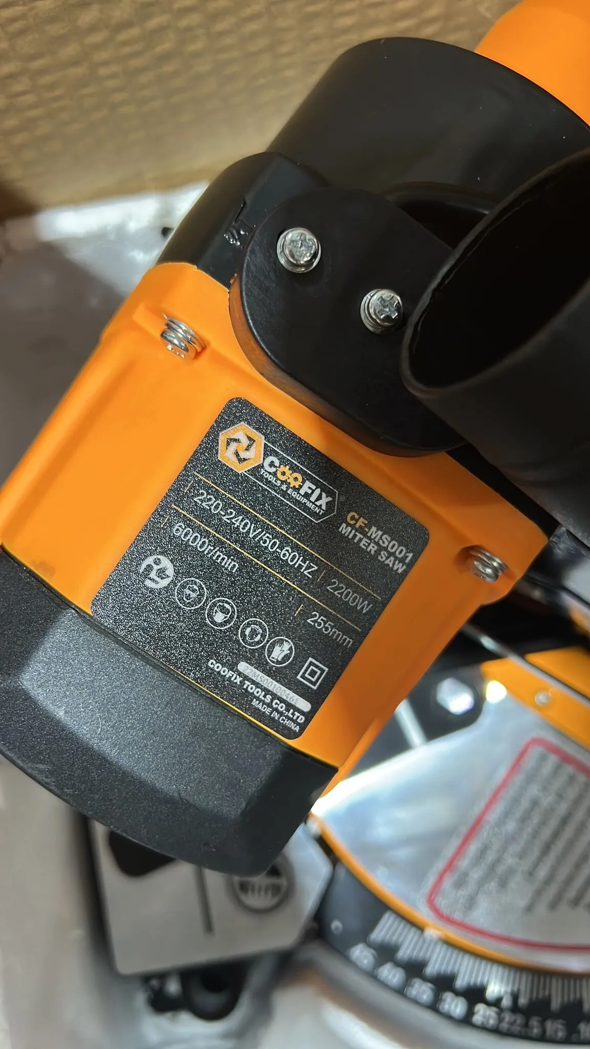 Coofix 255mm 10 Mitre Saw 230V | Model : CF-MS001