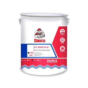 Davco K11 Rapid Plug 1 Quick Setting Hydraulic Cement 4.5kg | Model : DAVCO-K11RP-4.5KG