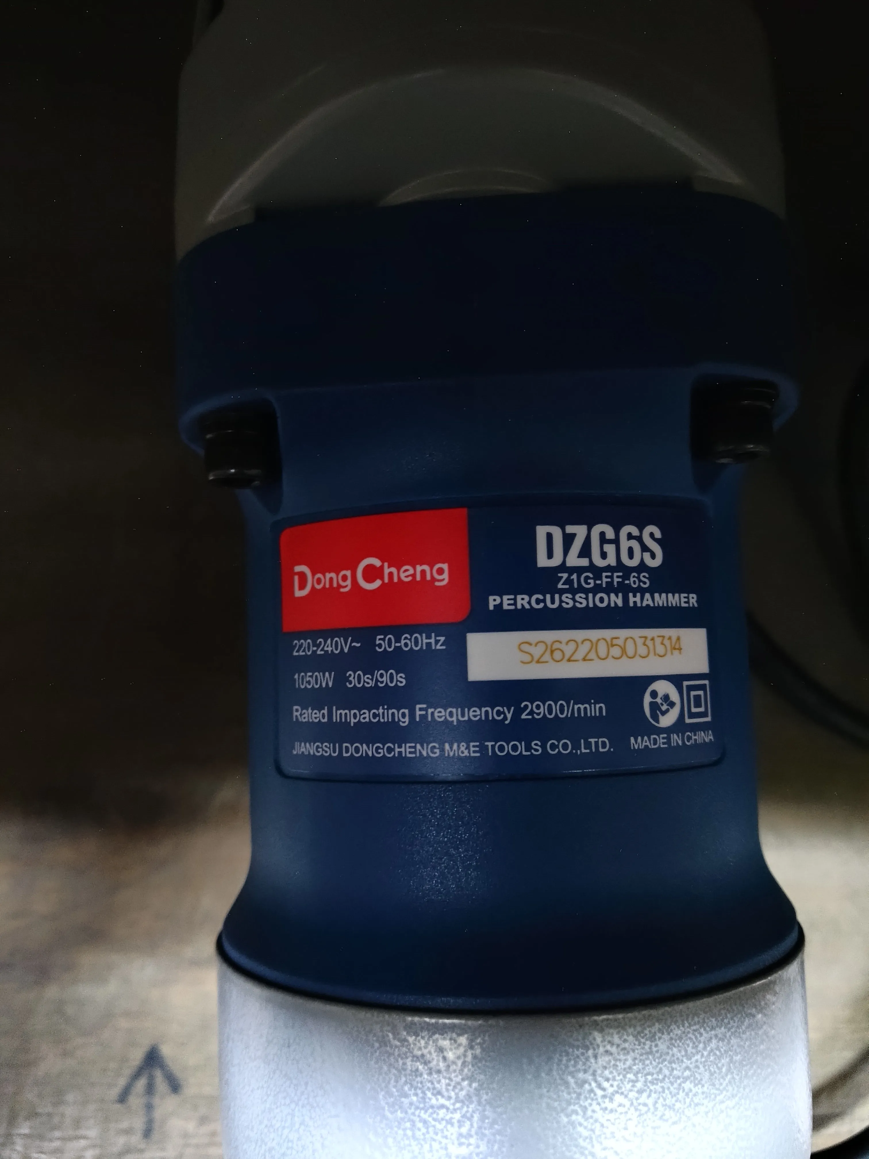 DONG CHENG 1050W Demolition Hammer with motor (Bullpoint) (NO WARRANTY  | Model : D-DZG6S