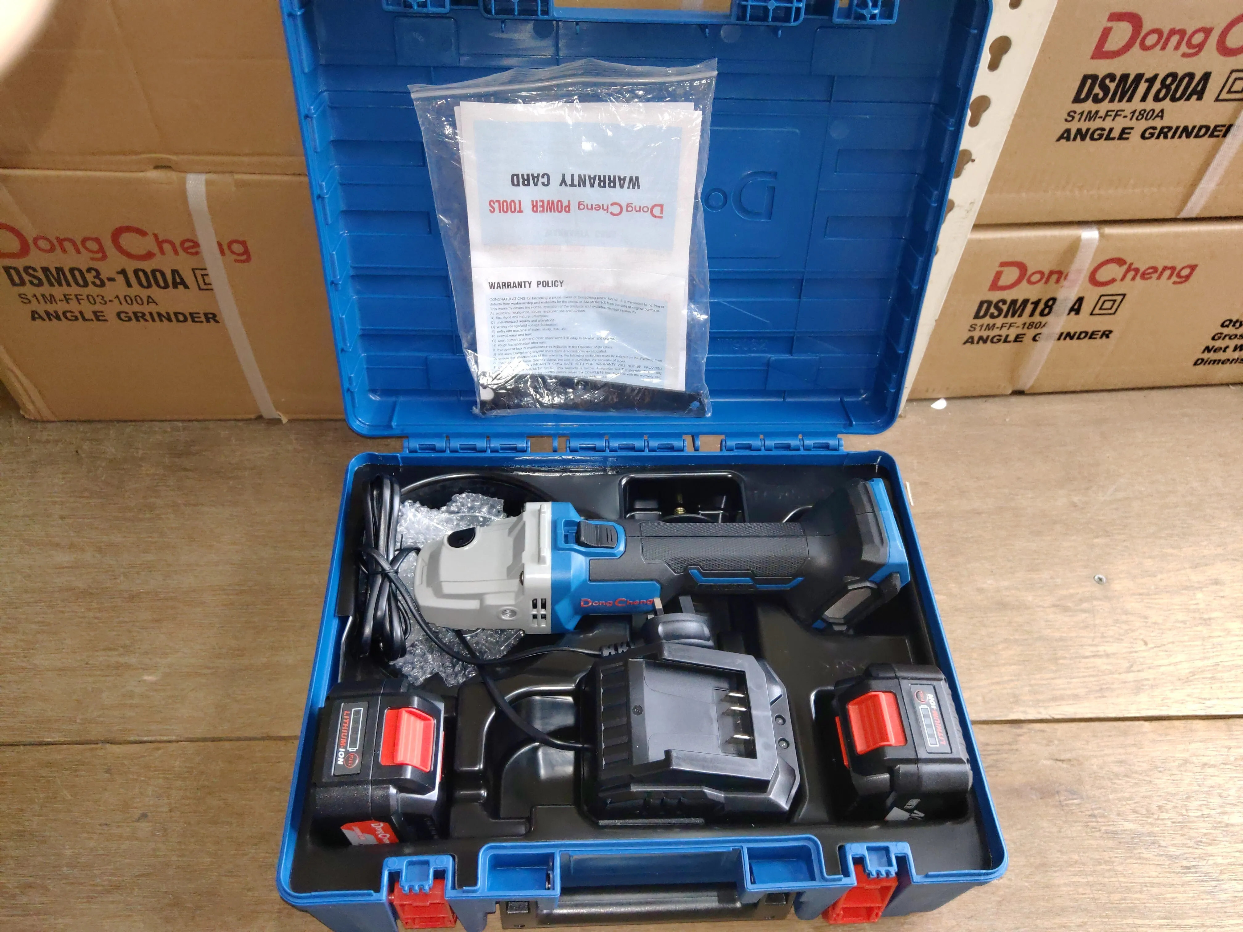 Dong Cheng 4 20V Cordless Angle Grinder Brushless Motor (NO WARRANTY) | Model: D-DCSM03100